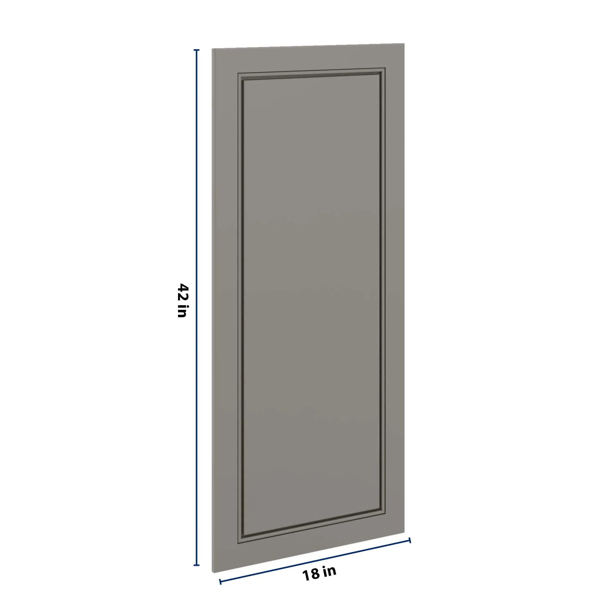J&K Greige K3 Dummy Insert Door Panel 18" W x 42" H