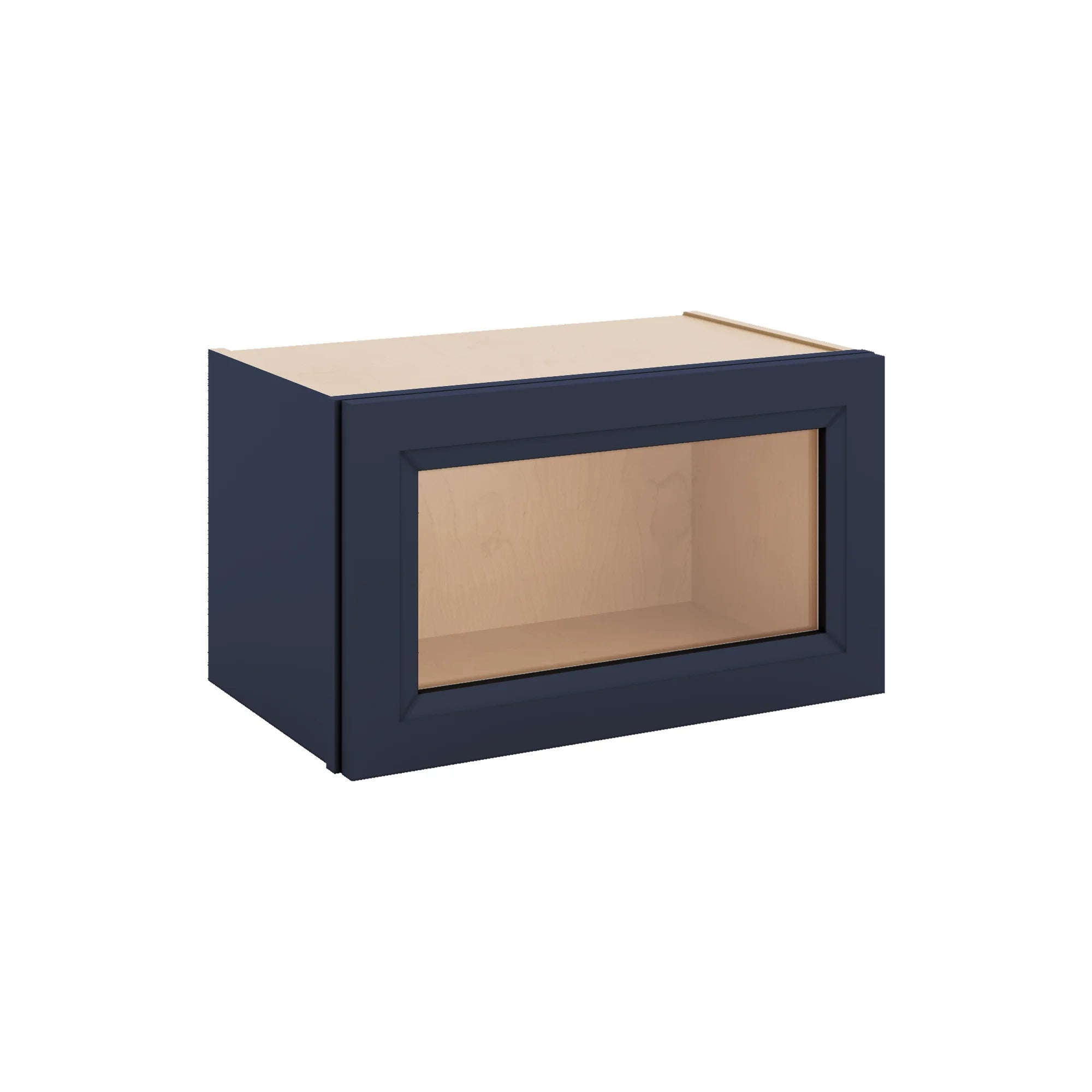J&K Naval B7 Wall Glass Cabinet - 21" W x 12" H (No Glass Insert)