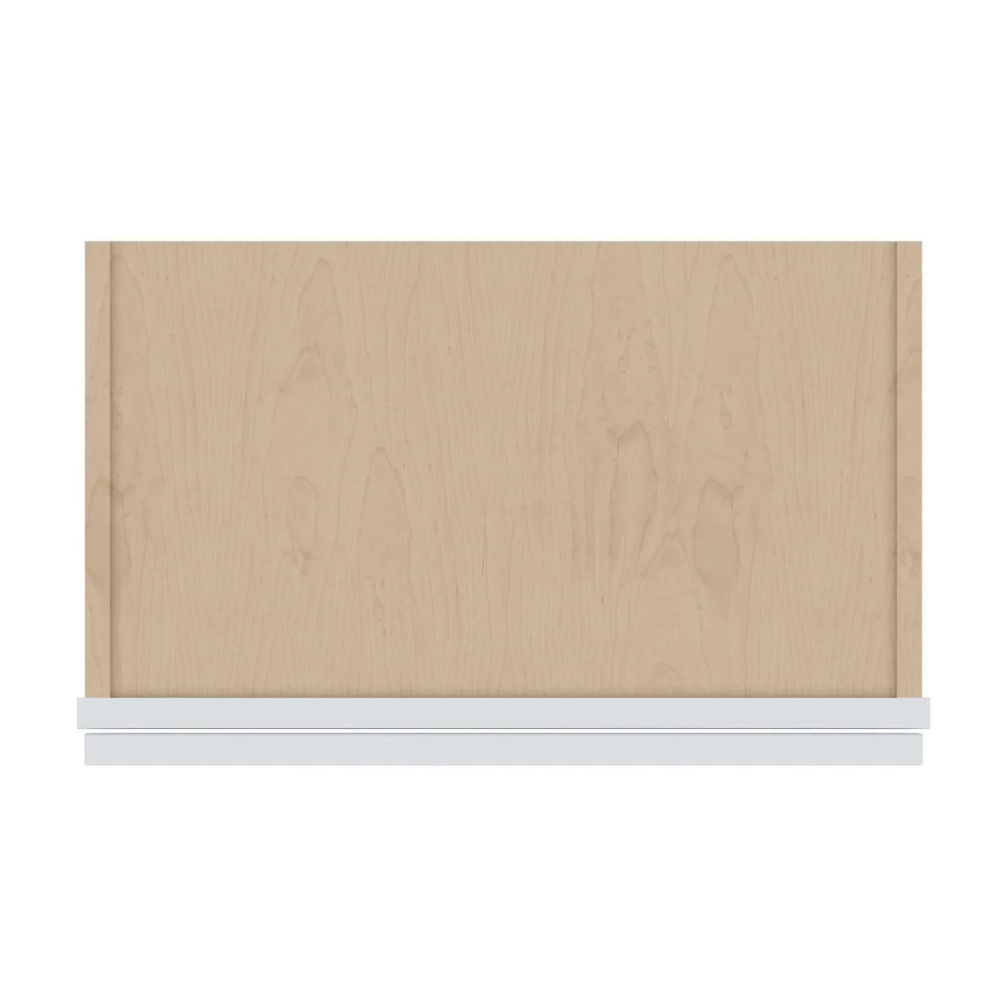 J&K White Shaker S8 Wall Glass Cabinet   21" W x 12" H (No Glass Insert)