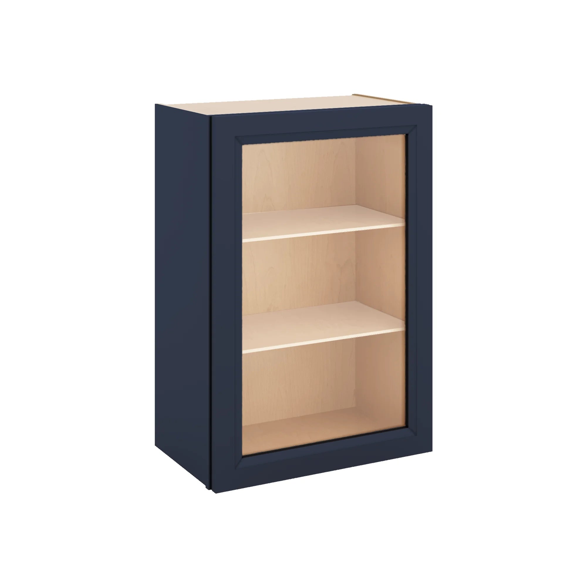J&K Naval B7 Wall Glass Cabinet - 21" W x 30" H (No Glass Insert)