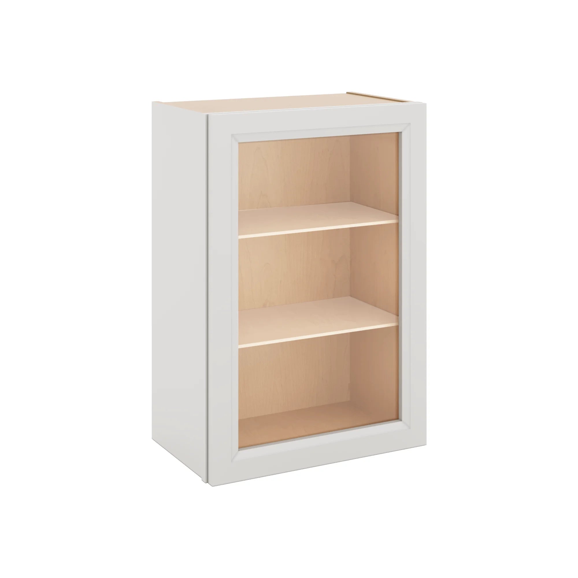 J&K Pure B5 Wall Glass Cabinet - 21" W x 30" H (No Glass Insert)