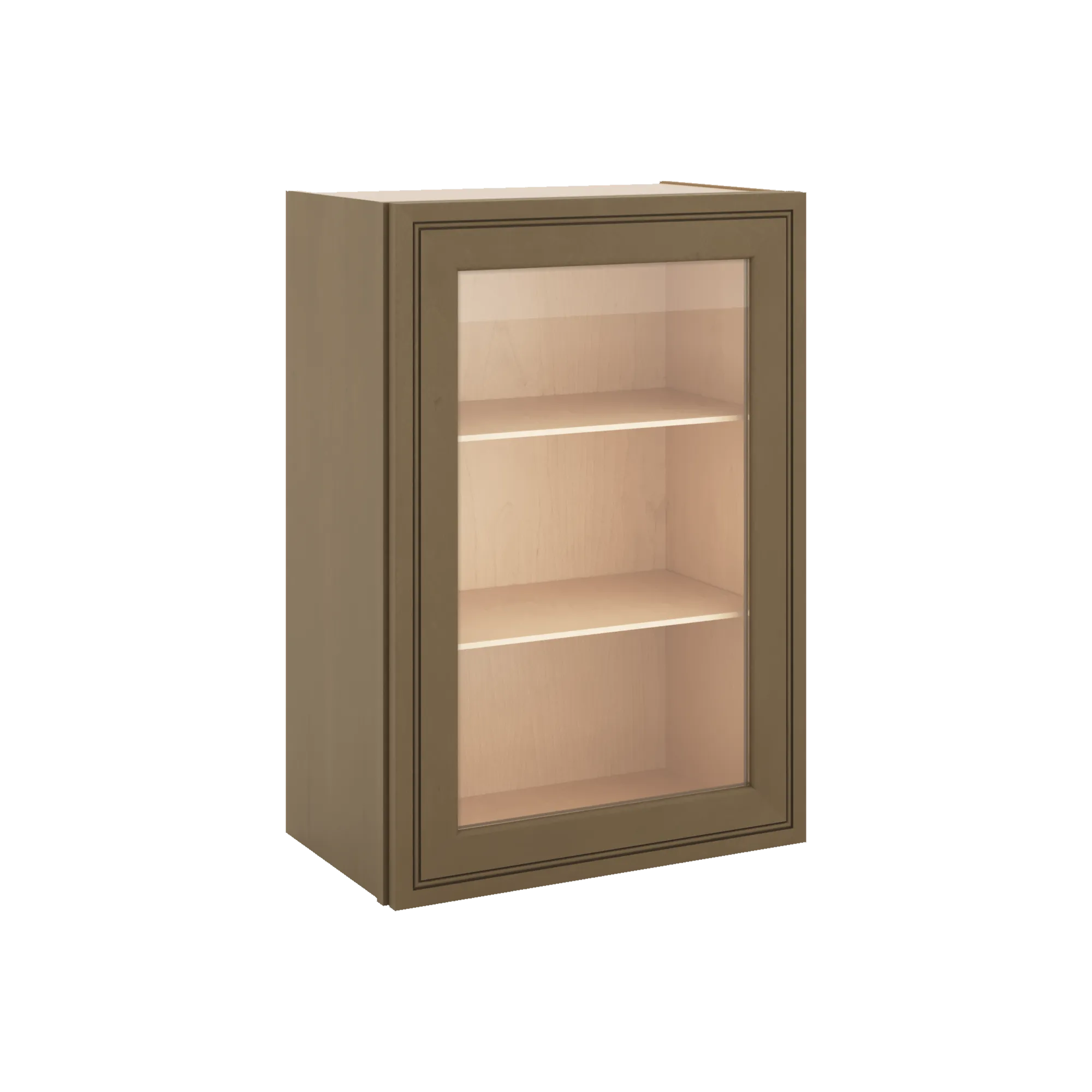 J&K Hazel H8 Wall Glass Cabinet - 21" W x 30" H (No Glass Insert)