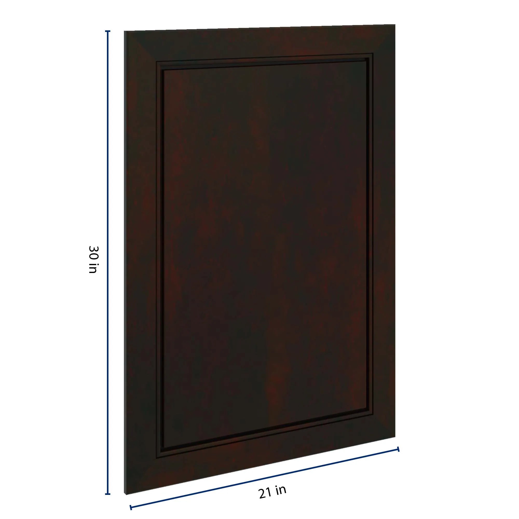 J&K Espresso K8 Dummy Insert Door Panel 21" W x 30" H