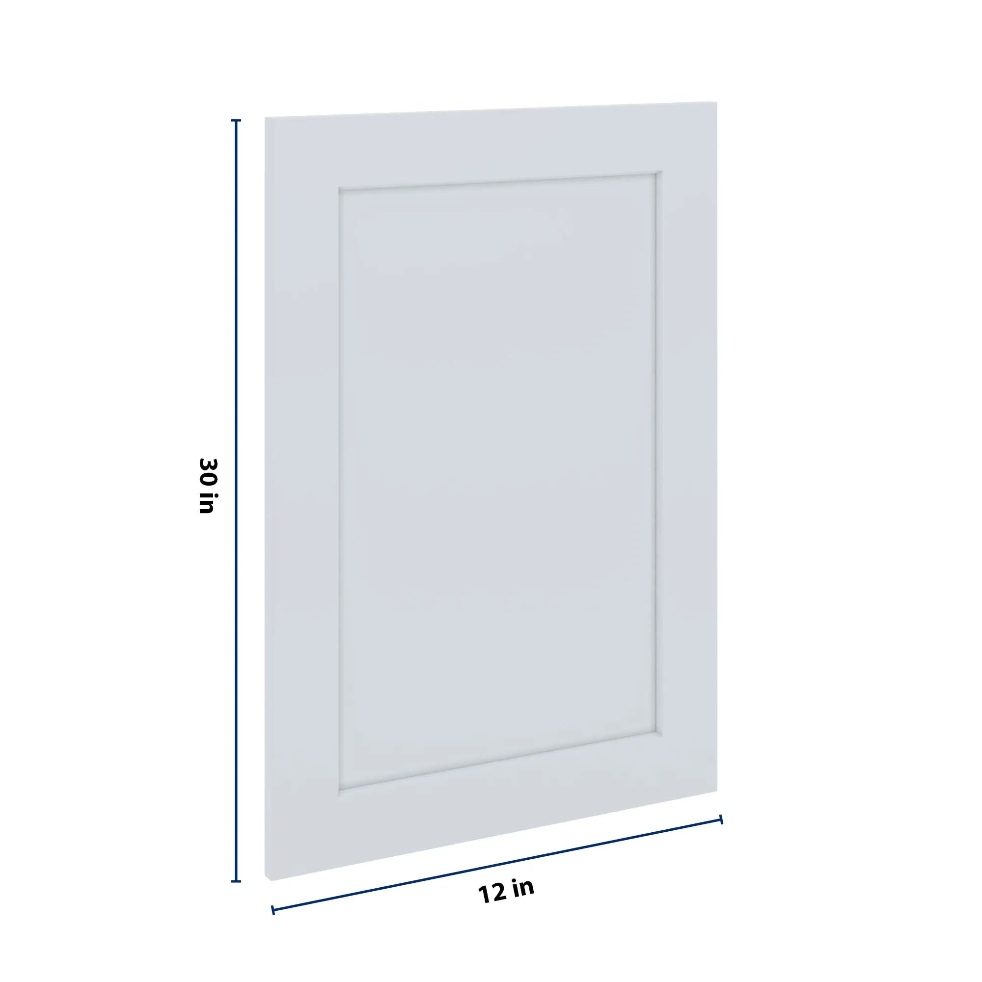 J&K White Shaker S8 Dummy Insert Door Panel 21" W x 30" H