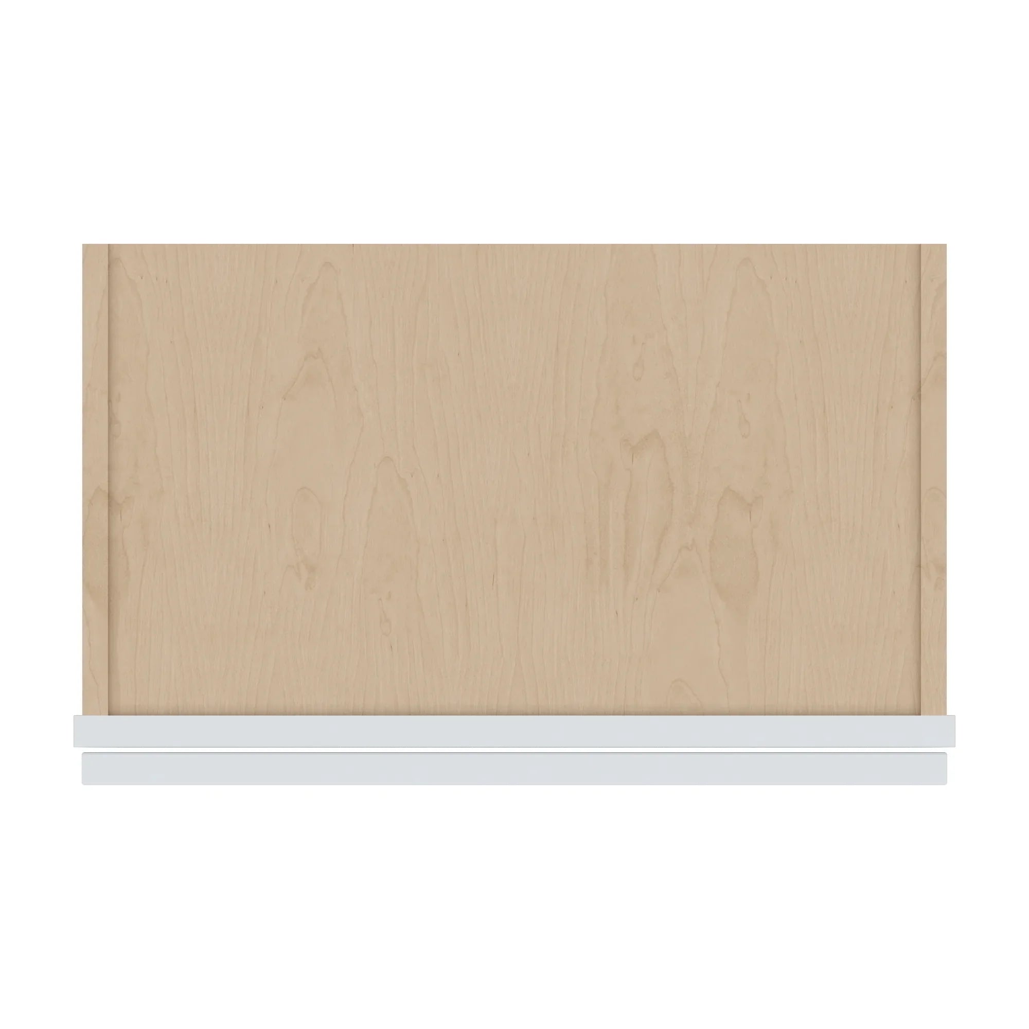 J&K White Shaker S8 Wall Glass Cabinet   21" W x 36" H (No Glass Insert)