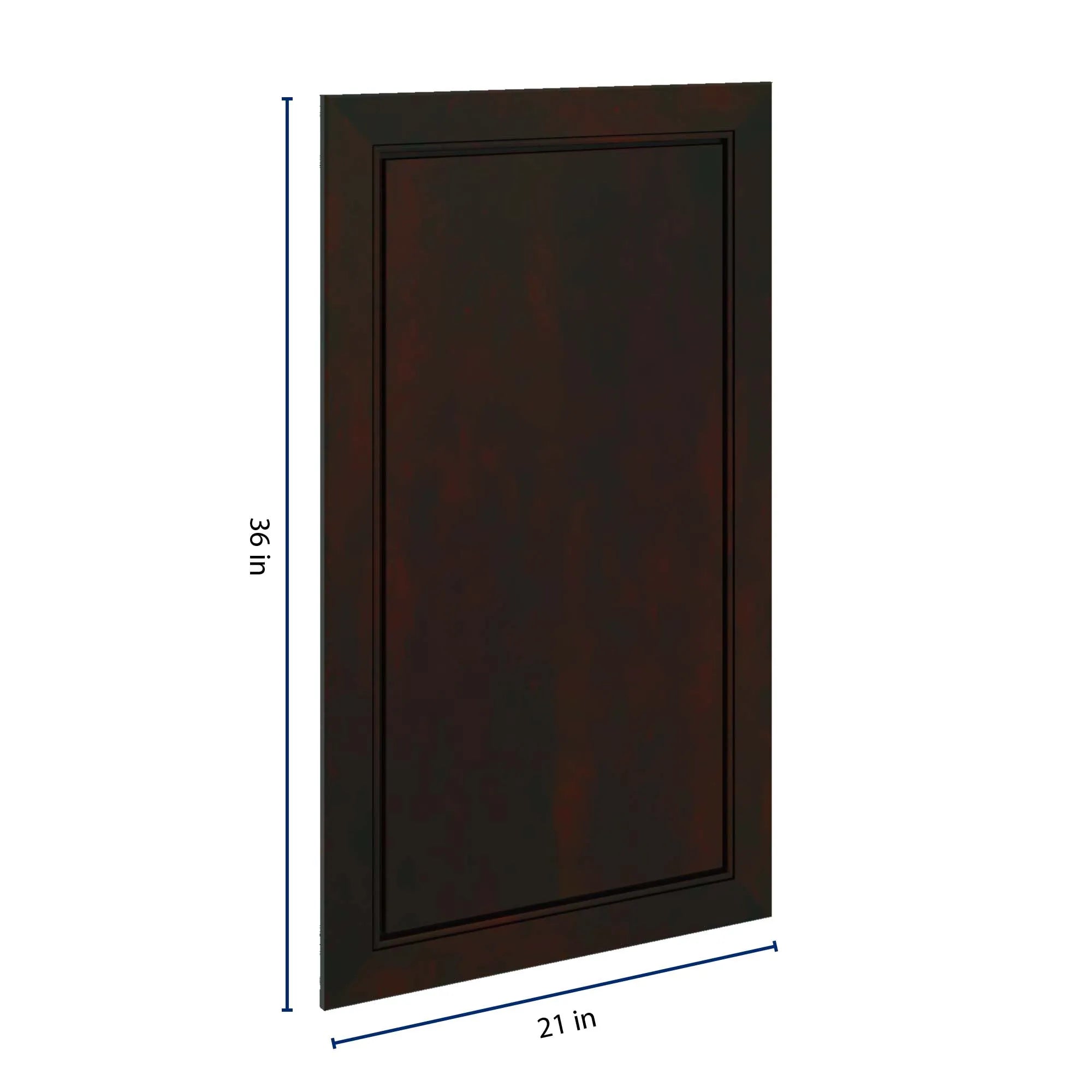 J&K Espresso K8 Dummy Insert Door Panel 21" W x 36" H