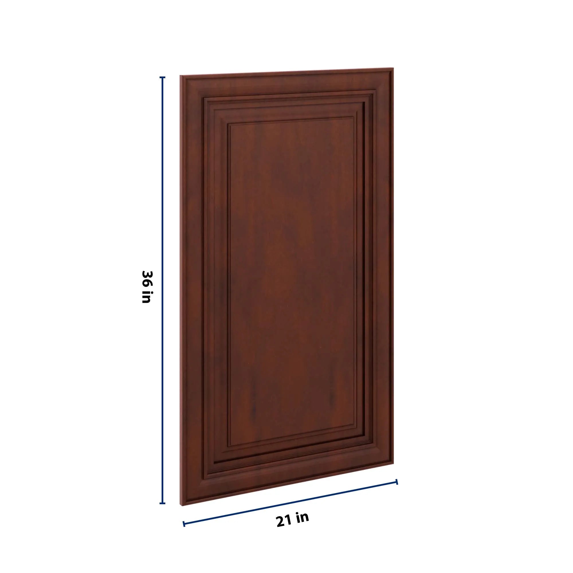 J&K Mahogany J5 Dummy Insert Door Panel 21" W x 36" H