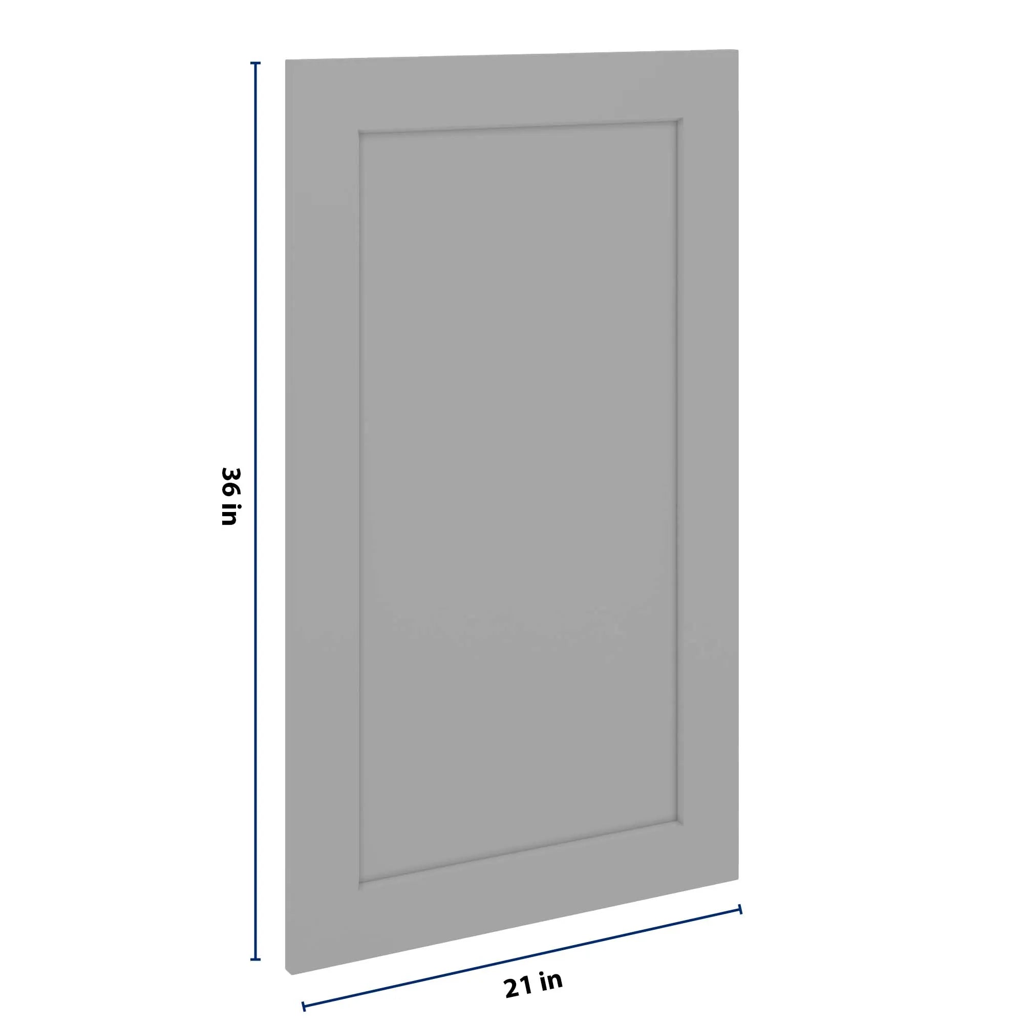 J&K Castle Grey S5 Dummy Insert Door Panel 21" W x 36" H