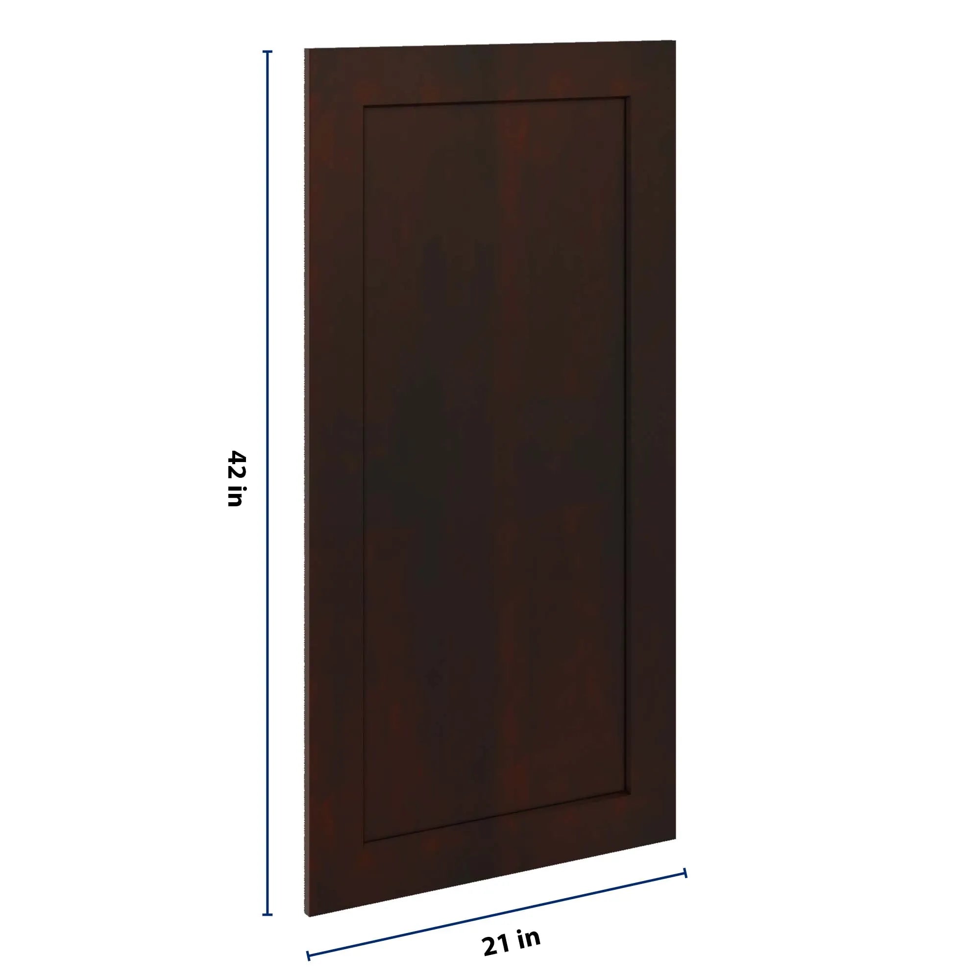 J&K Java Coffee S1 Dummy Insert Door Panel 21" W x 42" H
