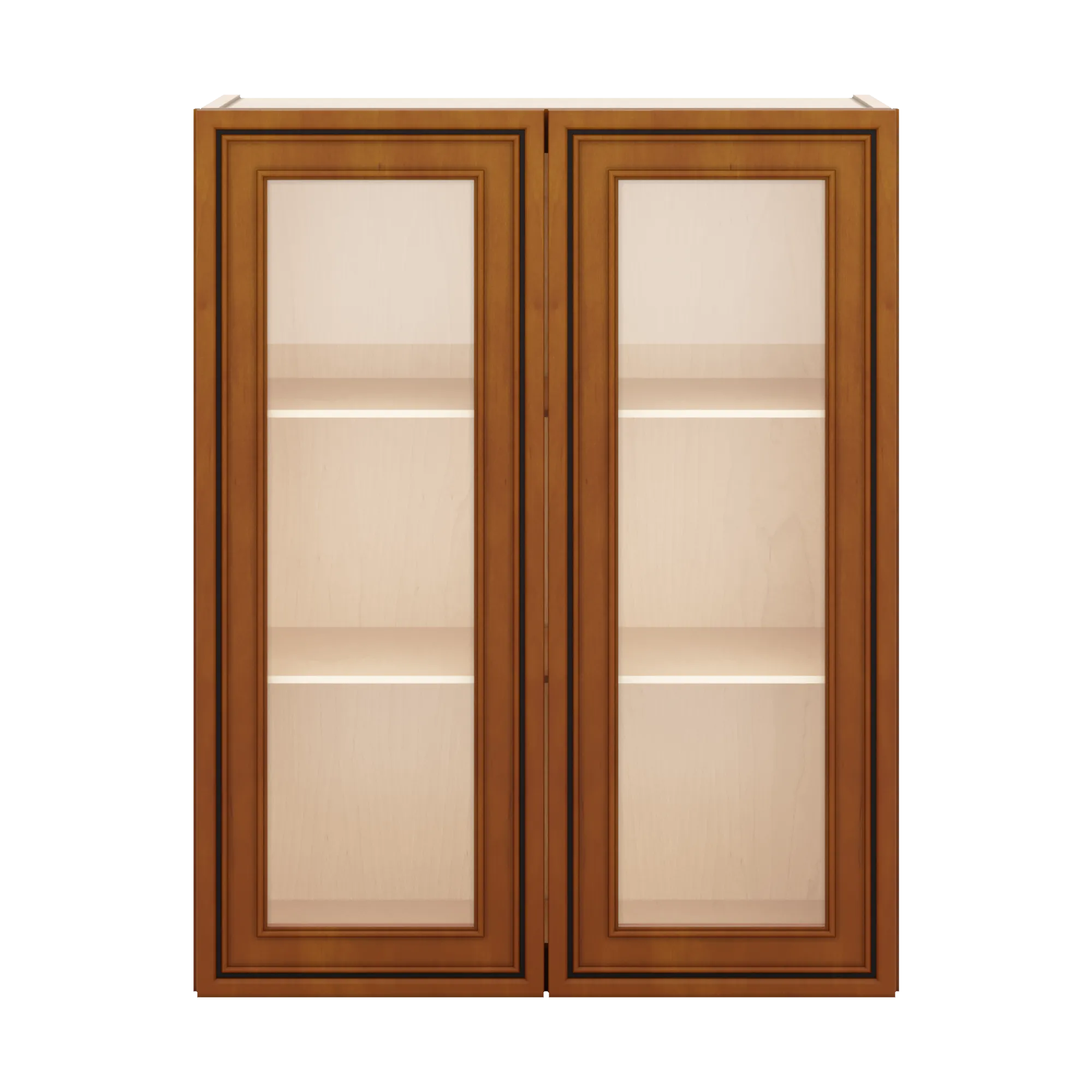 j k mocha glazed k10 wall glass cabinet 24 w x 30 h no glass insert