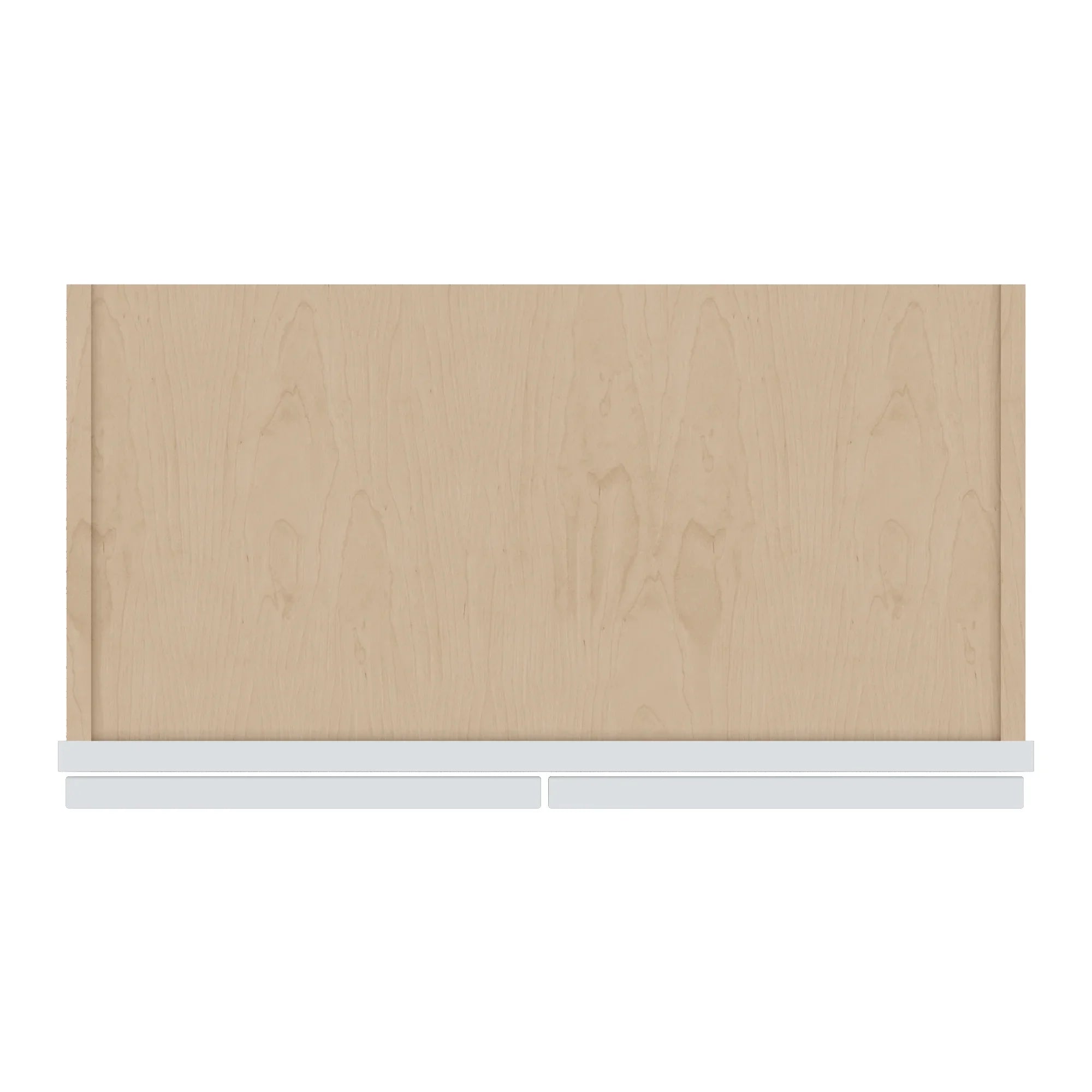 J&K White Shaker S8 Wall Glass Cabinet   24" W x 30" H (No Glass Insert)