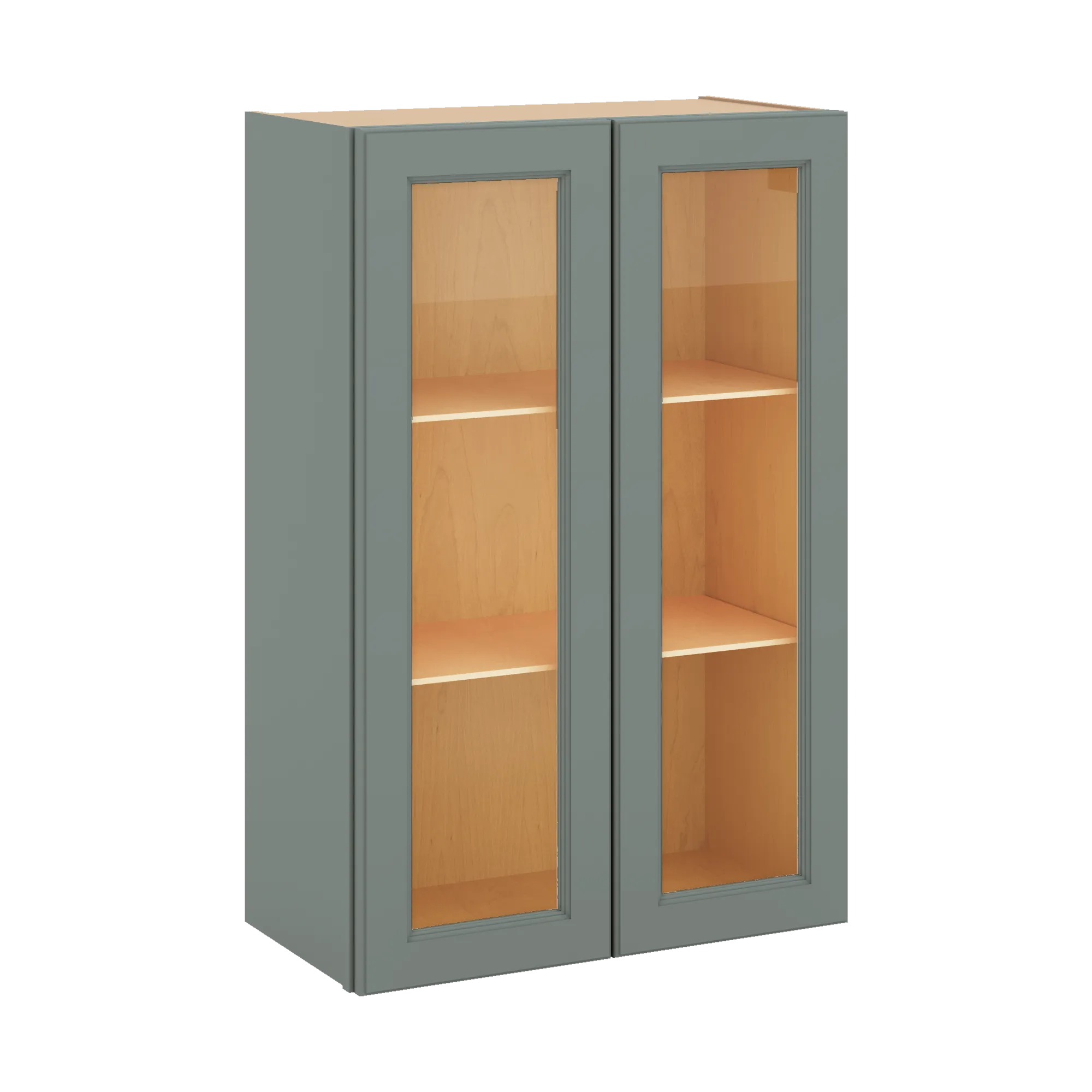 J&K Sage E3 Wall Glass Cabinet - 24" W x 36" H (No Glass Insert)