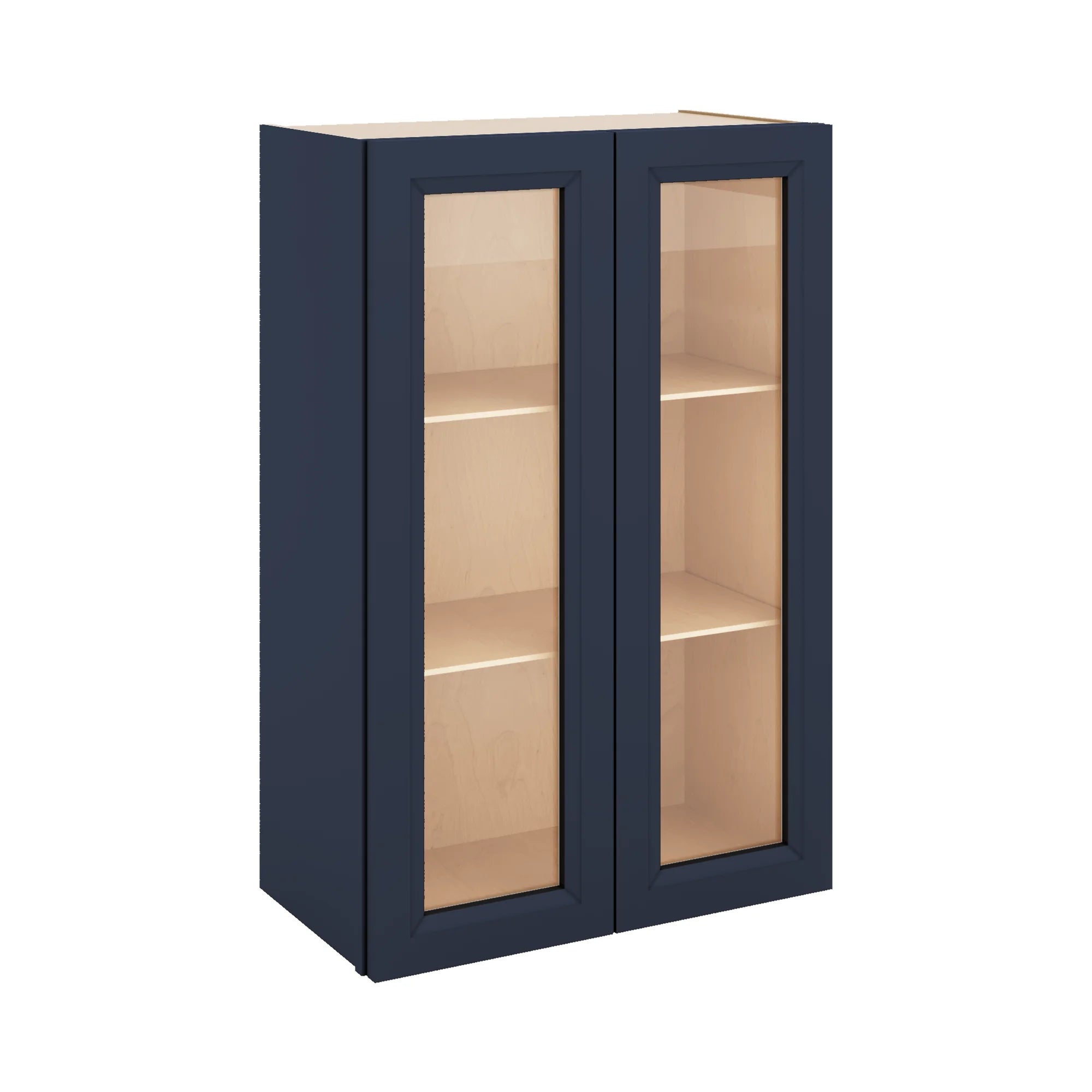 J&K Naval B7 Wall Glass Cabinet - 24" W x 36" H (No Glass Insert)