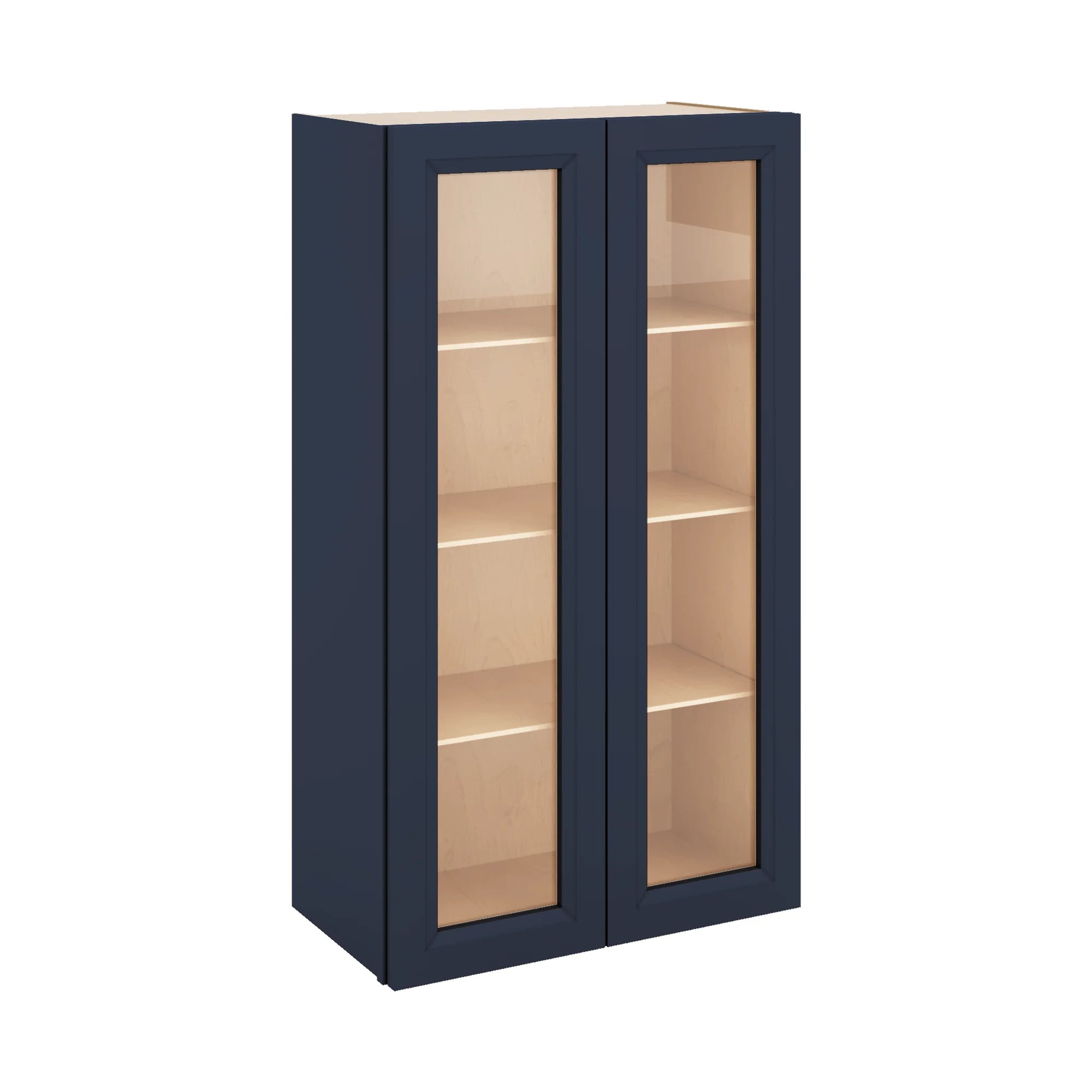 J&K Naval B7 Wall Glass Cabinet - 24" W x 42" H (No Glass Insert)