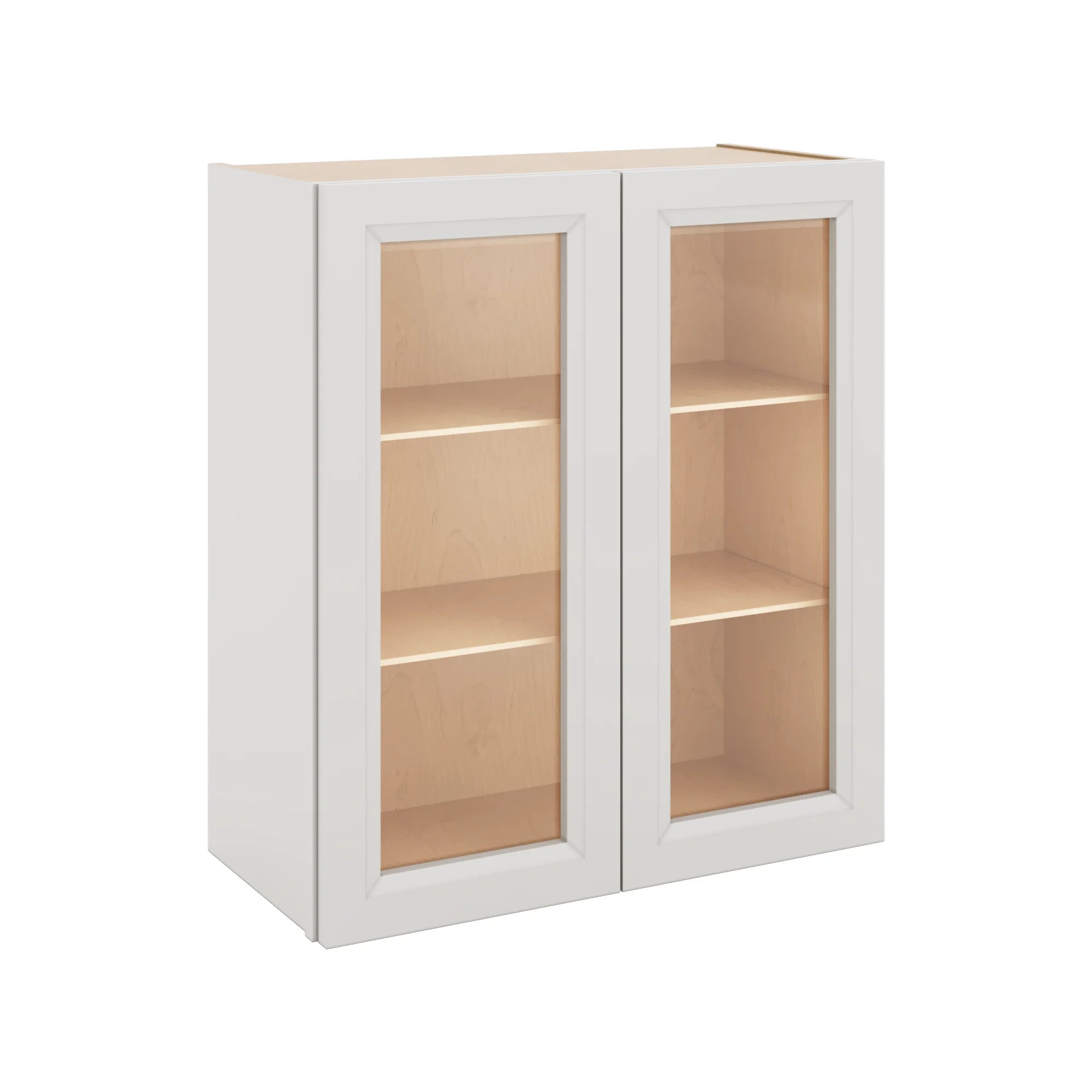 J&K Pure B5 Wall Glass Cabinet - 27" W x 30" H (No Glass Insert)