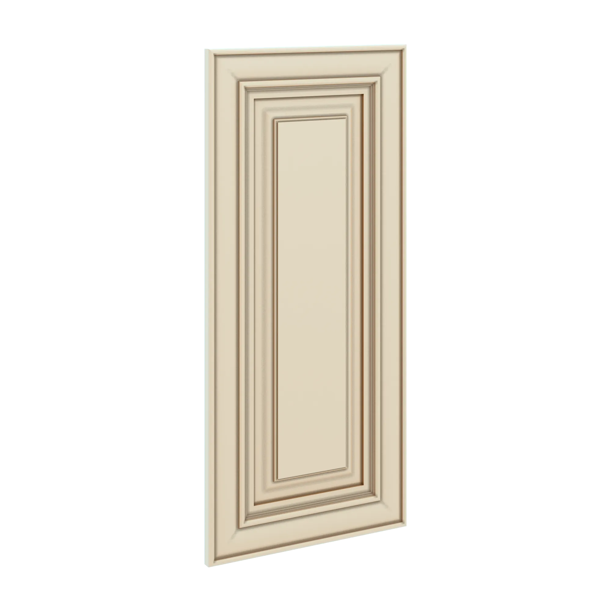 J&K Creme Glazed A7 Dummy Insert Door Panel 13 1/2" W x 30" H