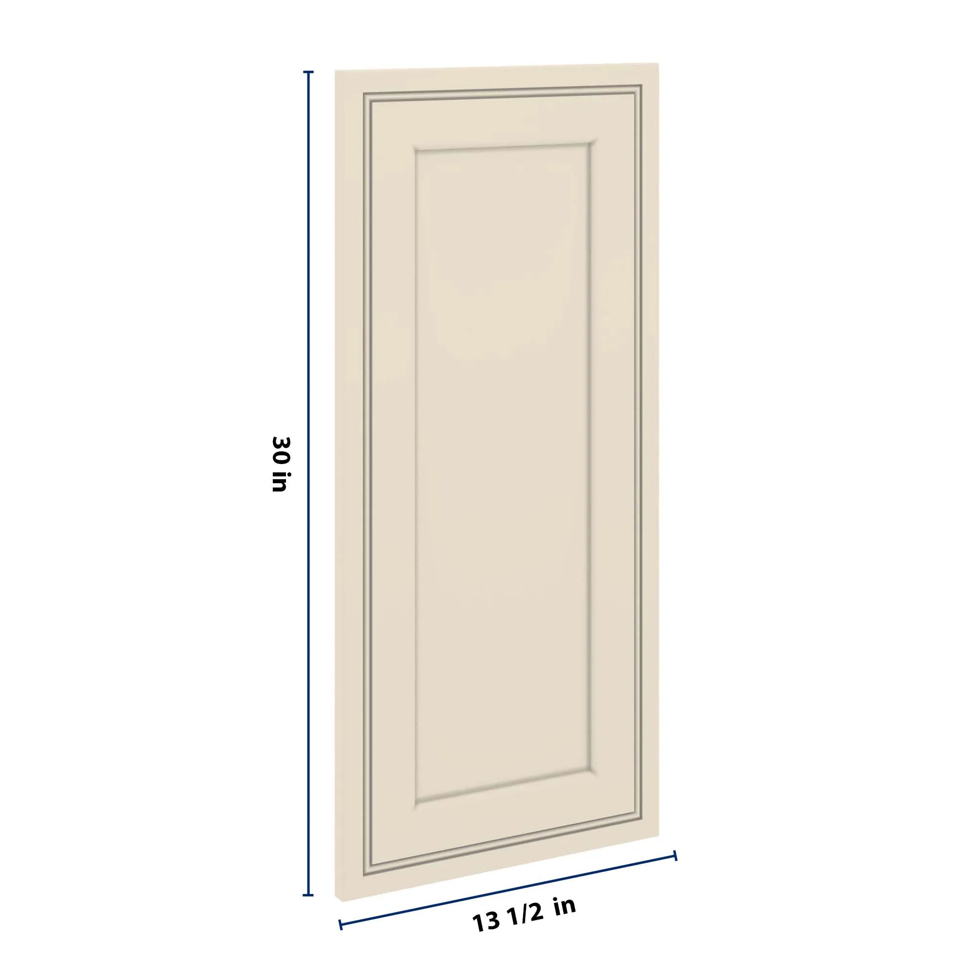 J&K Pearl Glazed H9 Dummy Insert Door Panel 13 1/2" W x 30" H