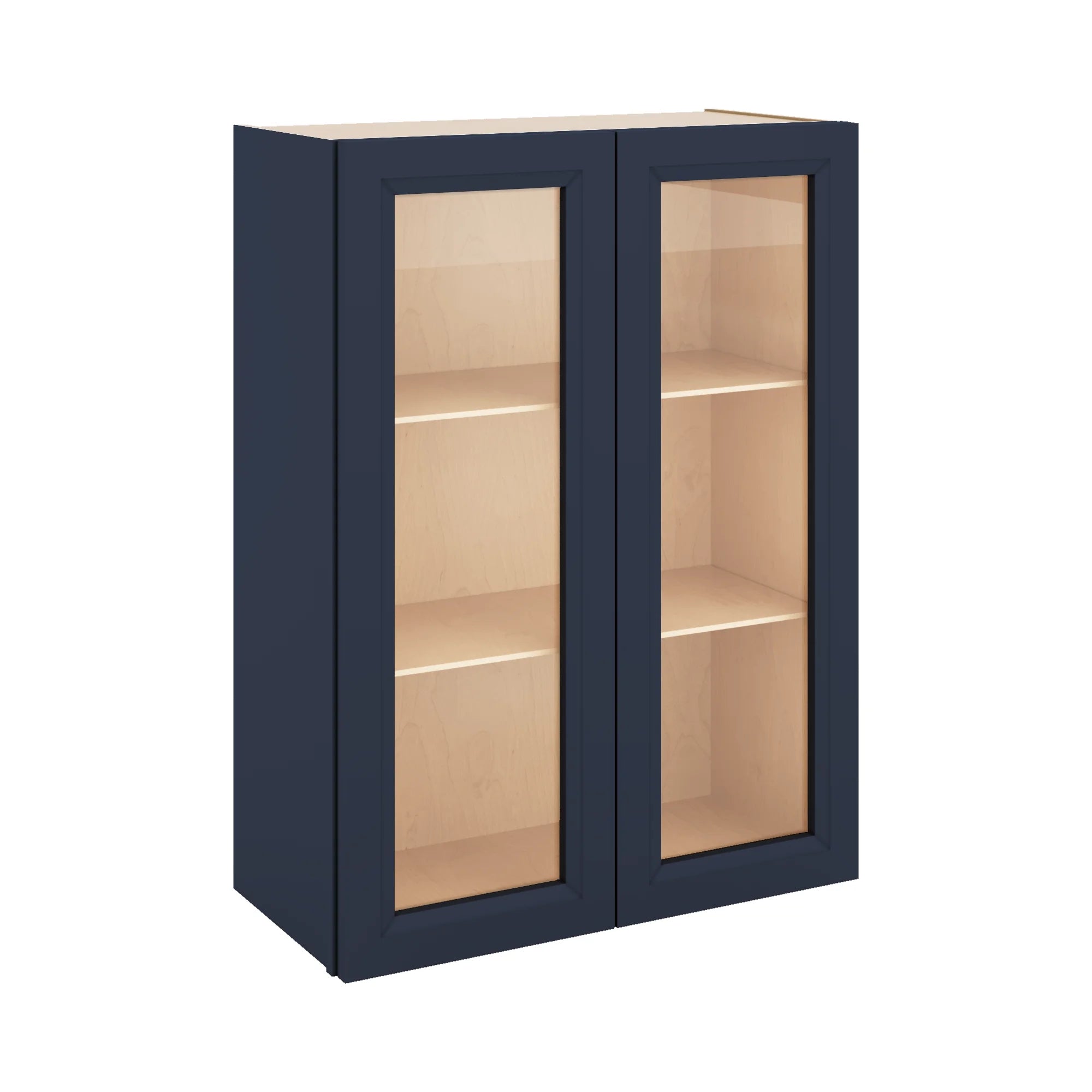 J&K Naval B7 Wall Glass Cabinet - 27" W x 36" H (No Glass Insert)