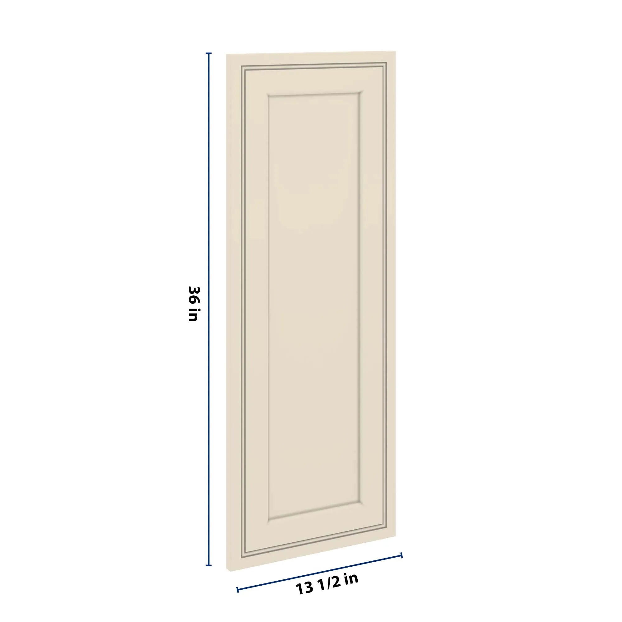 J&K Pearl Glazed H9 Dummy Insert Door Panel 13 1/2" W x 36" H