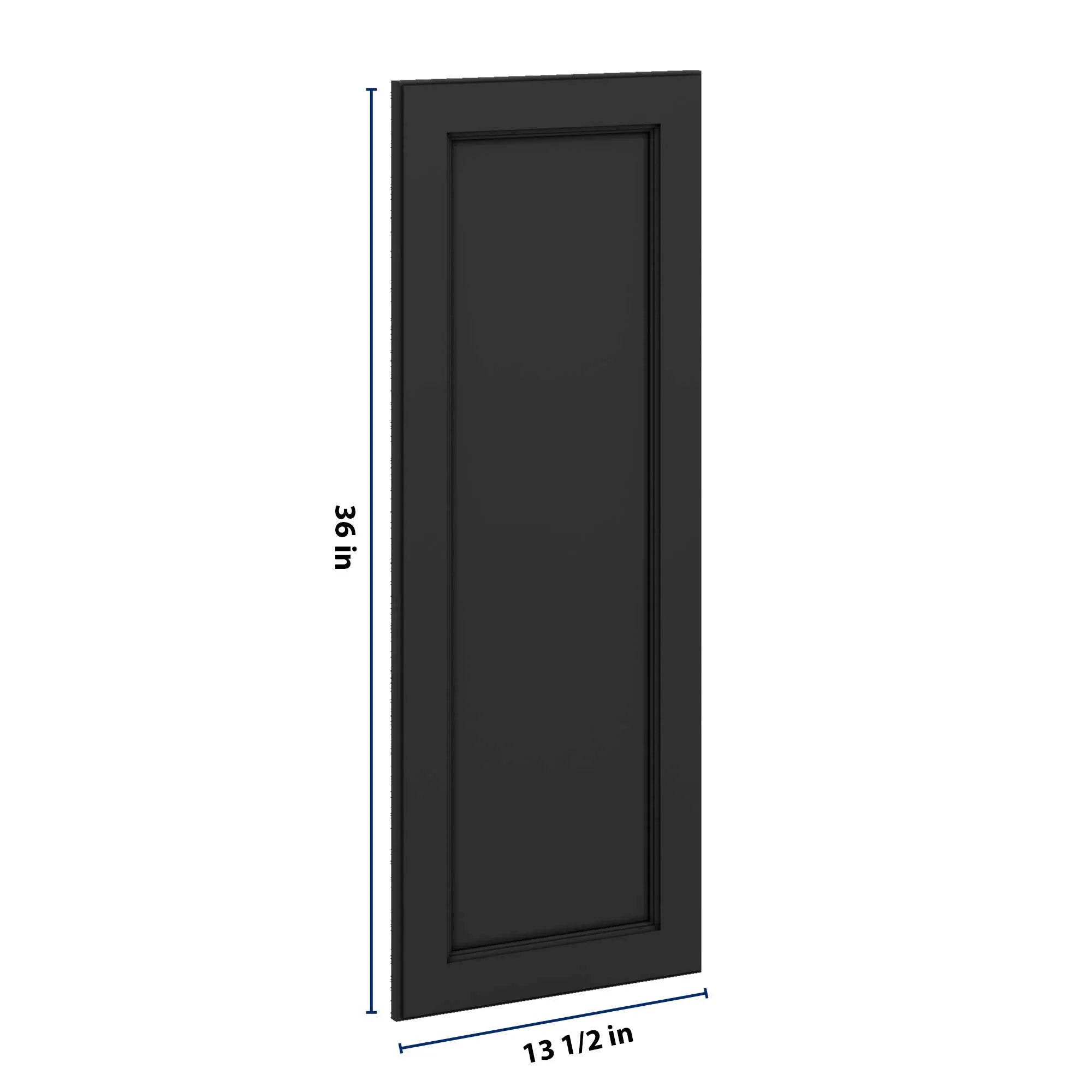 J&K Charcoal E2 Dummy Insert Door Panel 13 1/2" W x 36" H