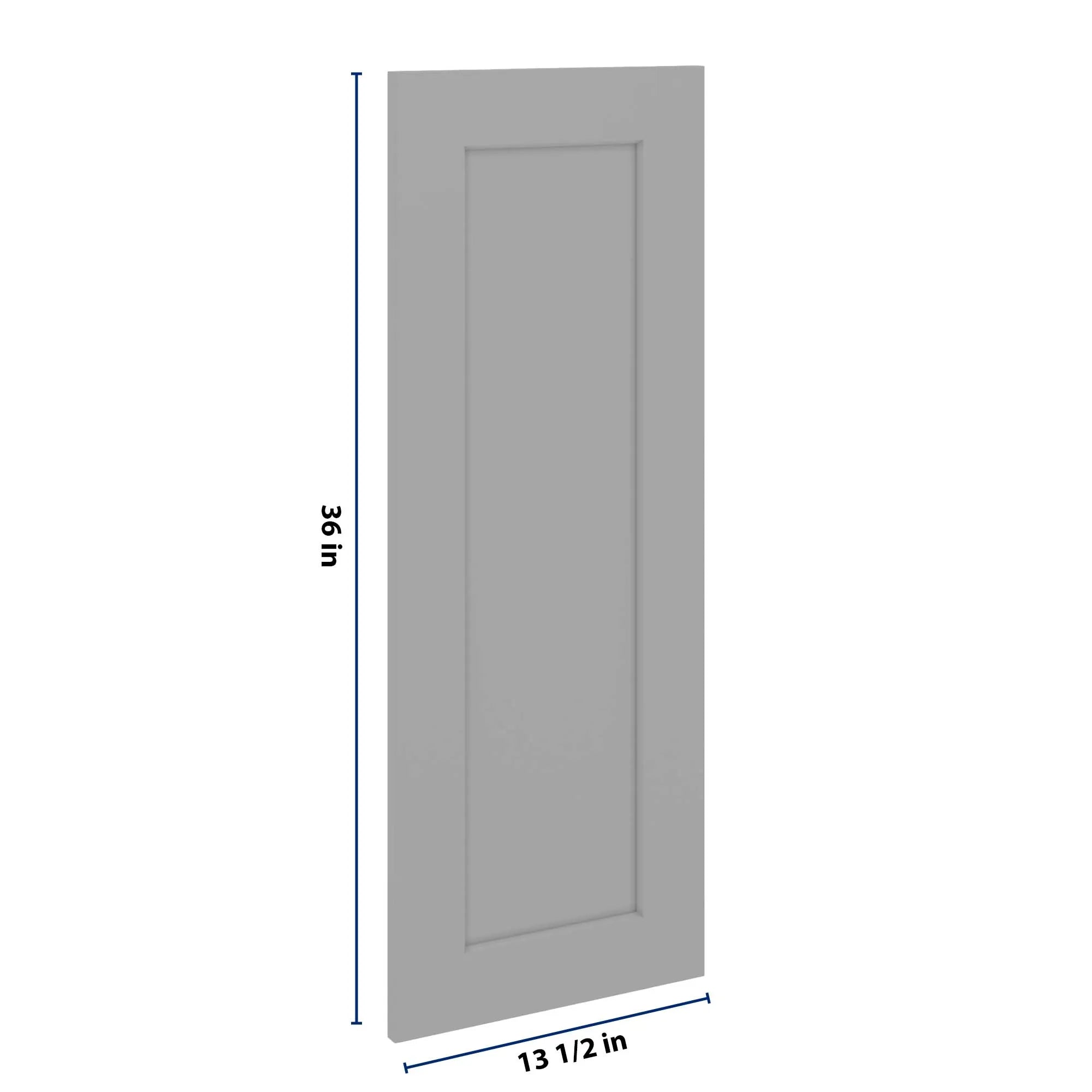 J&K Castle Grey S5 Dummy Insert Door Panel 13 1/2" W x 36" H