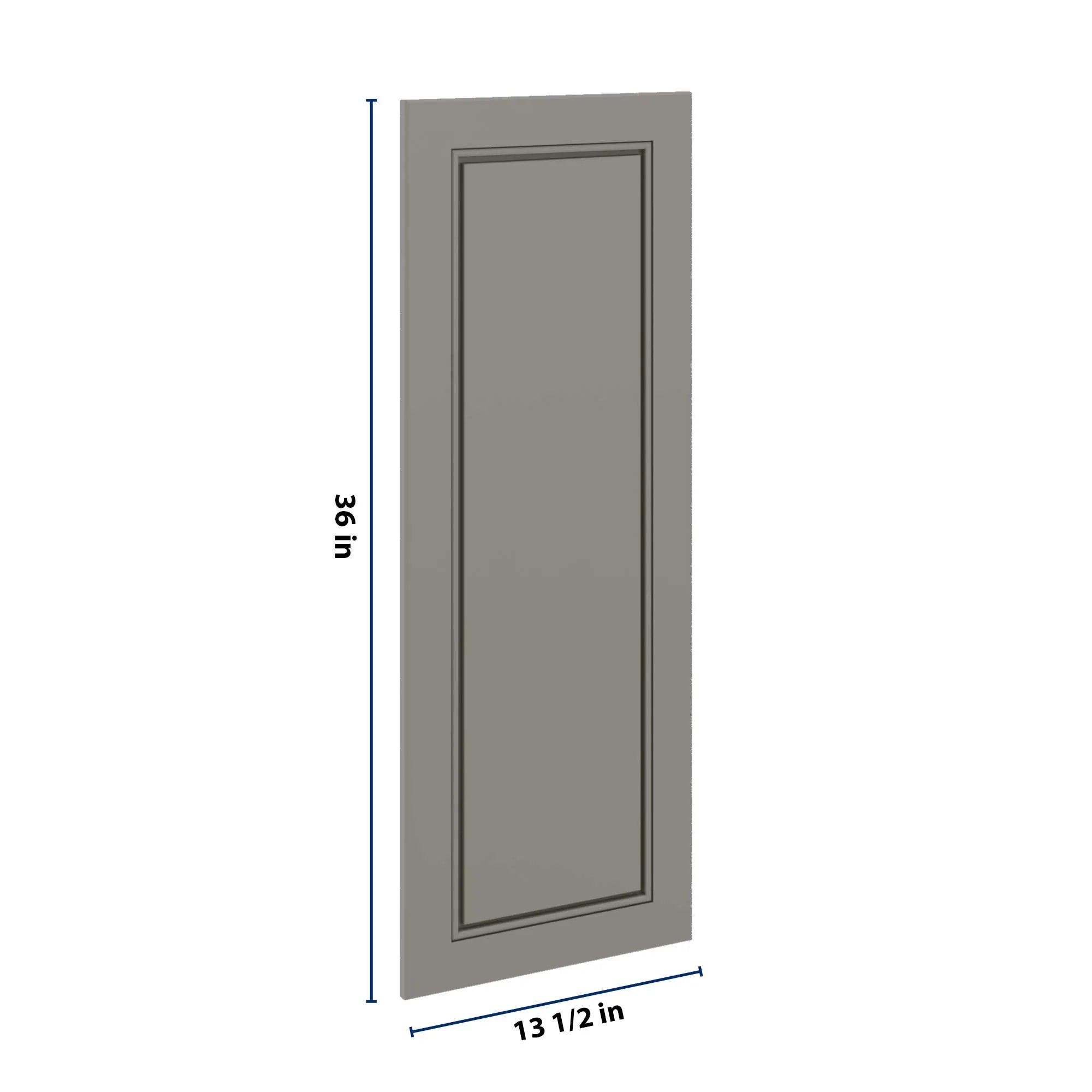 J&K Greige K3 Dummy Insert Door Panel 13 1/2" W x 36" H