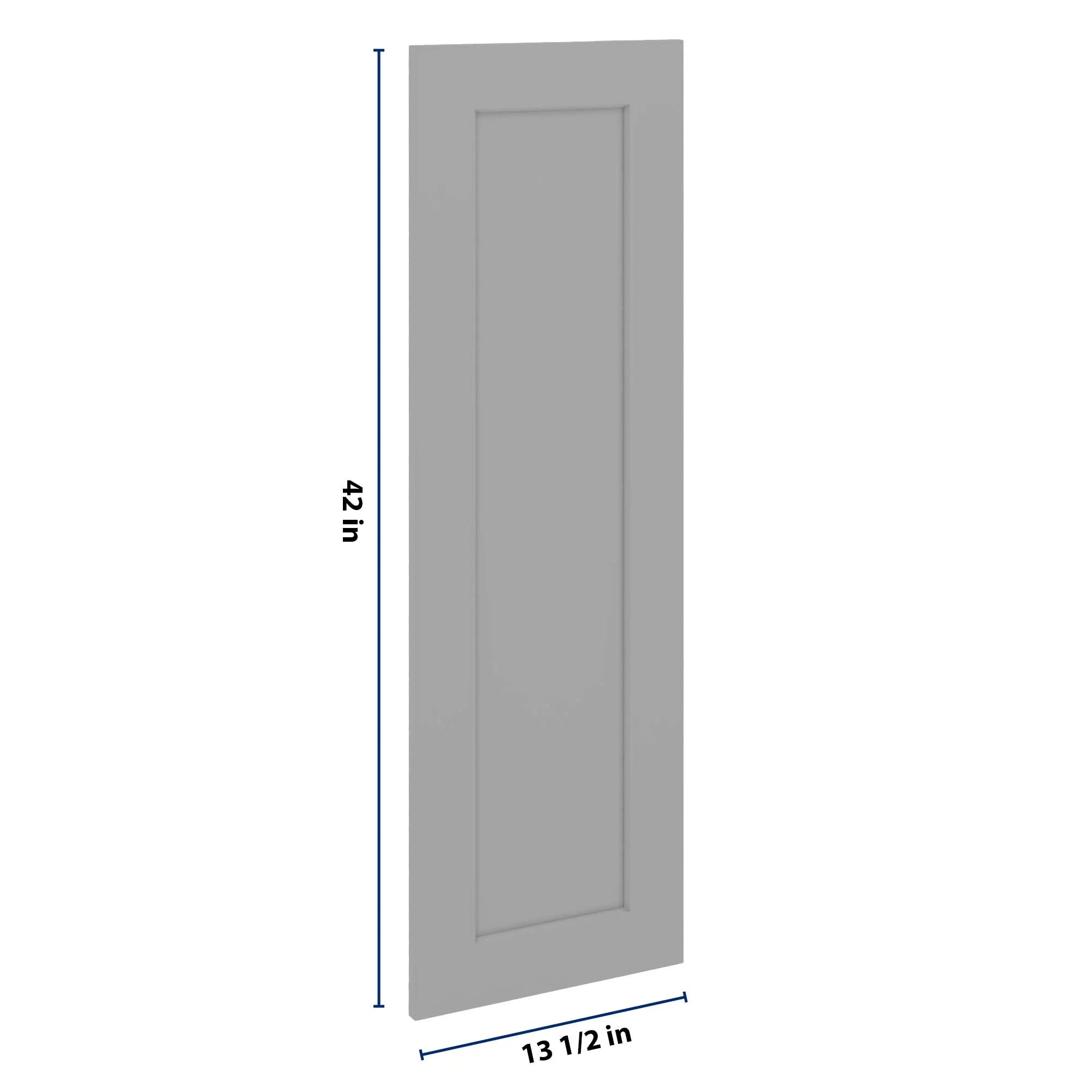 J&K Castle Grey S5 Dummy Insert Door Panel 13 1/2" W x 42" H