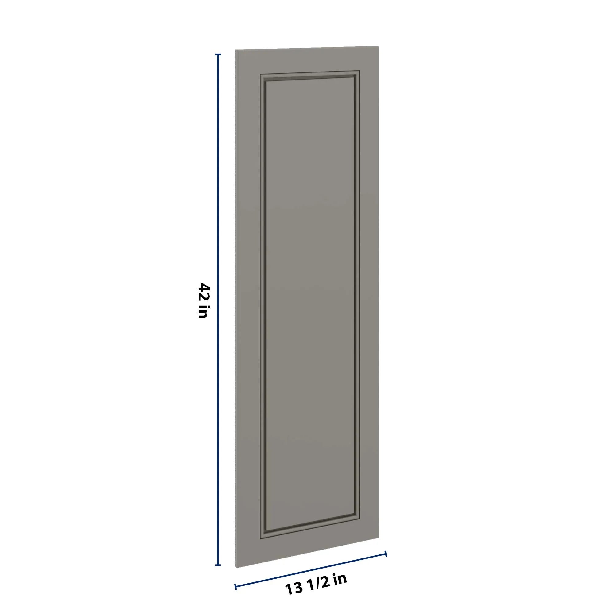 J&K Greige K3 Dummy Insert Door Panel 13 1/2" W x 42" H