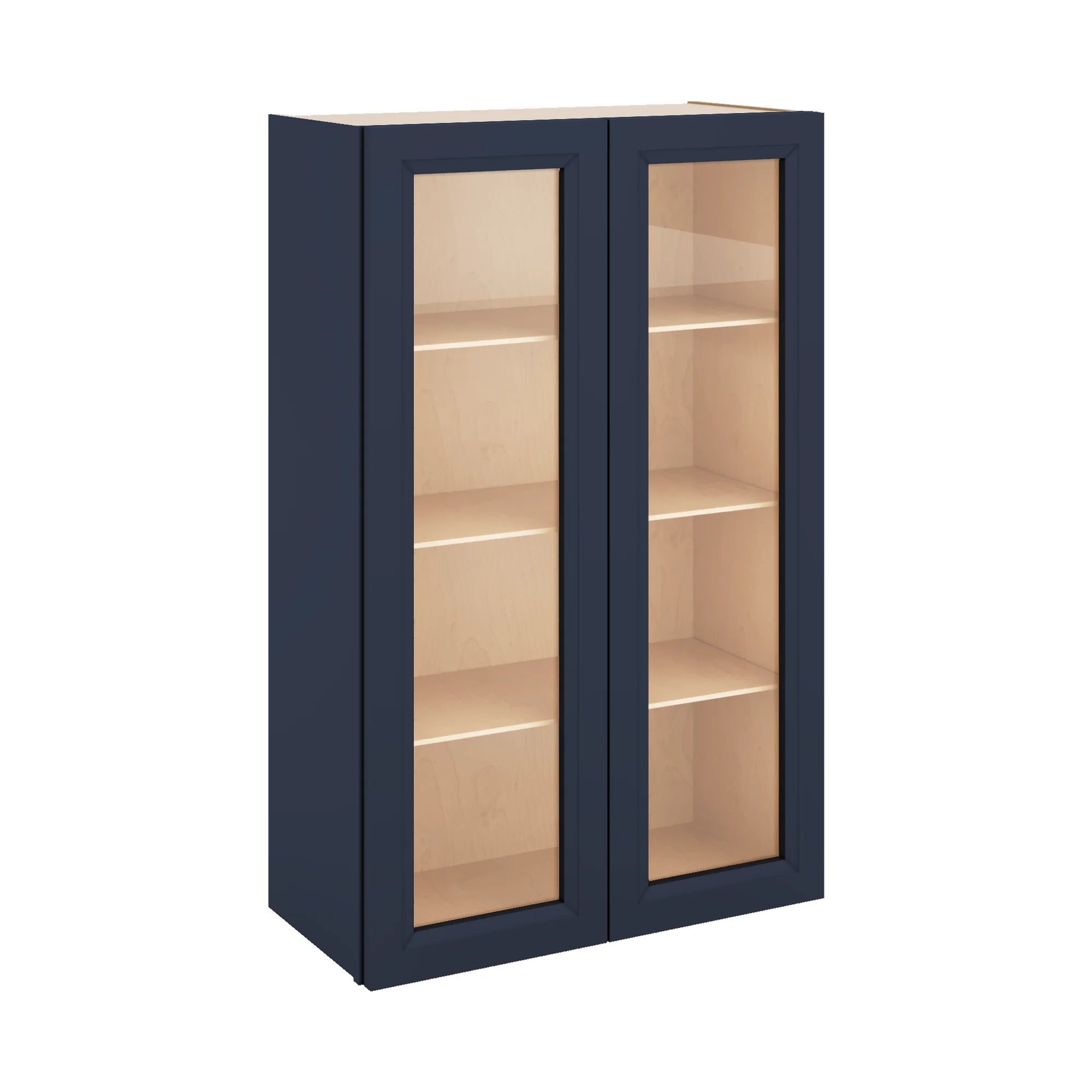 J&K Naval B7 Wall Glass Cabinet - 27" W x 42" H (No Glass Insert)