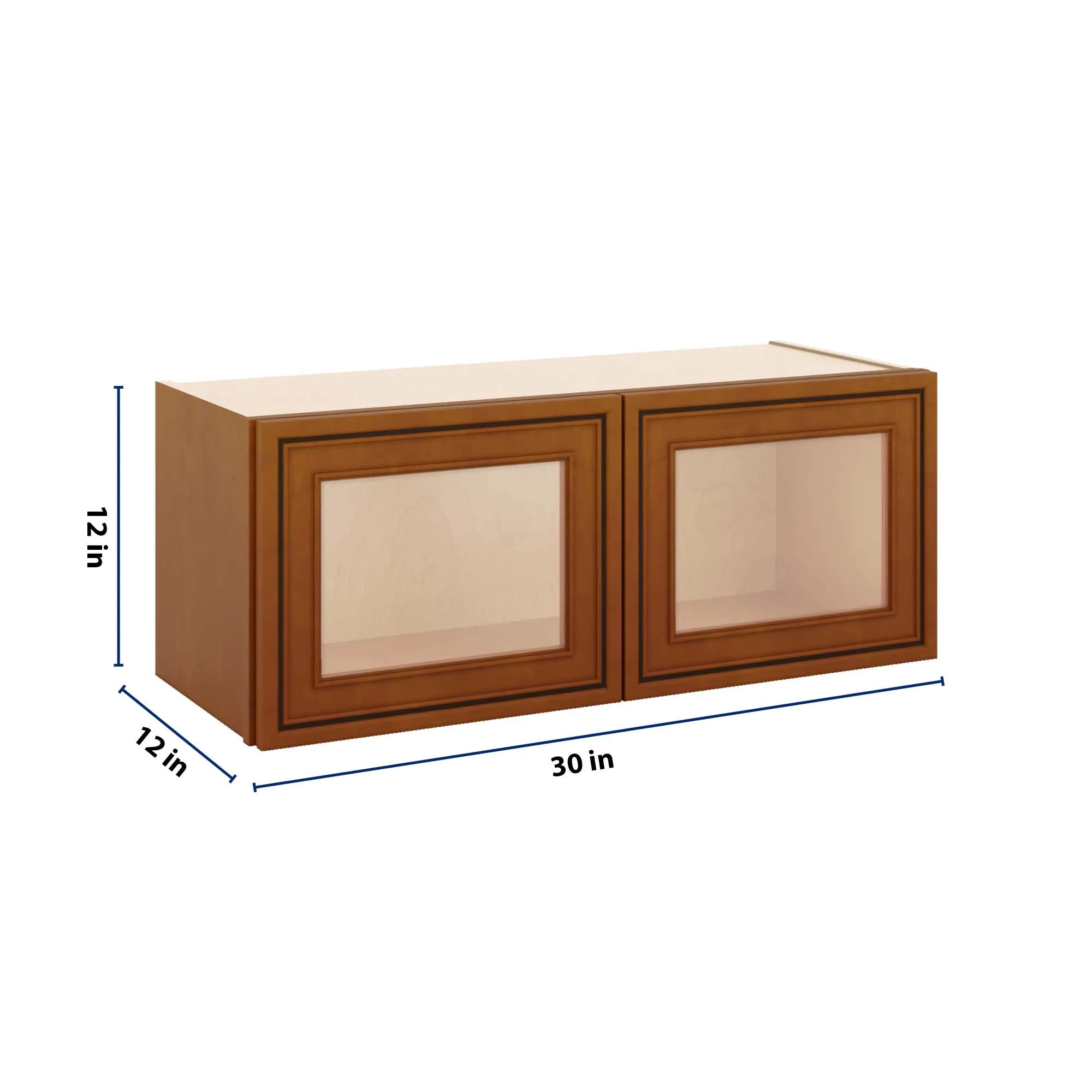 j-k-mocha-glazed-k10-wall-glass-cabinet-30-w-x-12-h-no-glass-insert