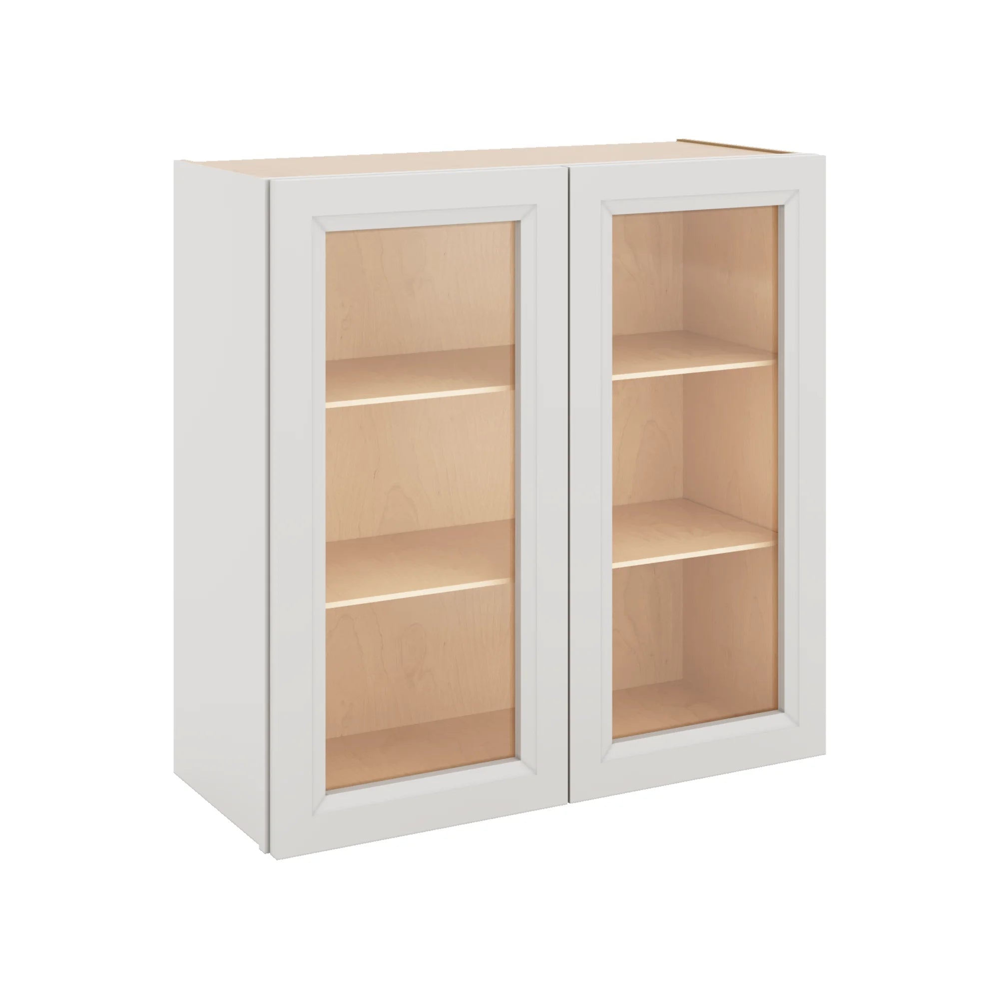 J&K Pure B5 Wall Glass Cabinet - 30" W x 30" H (No Glass Insert)