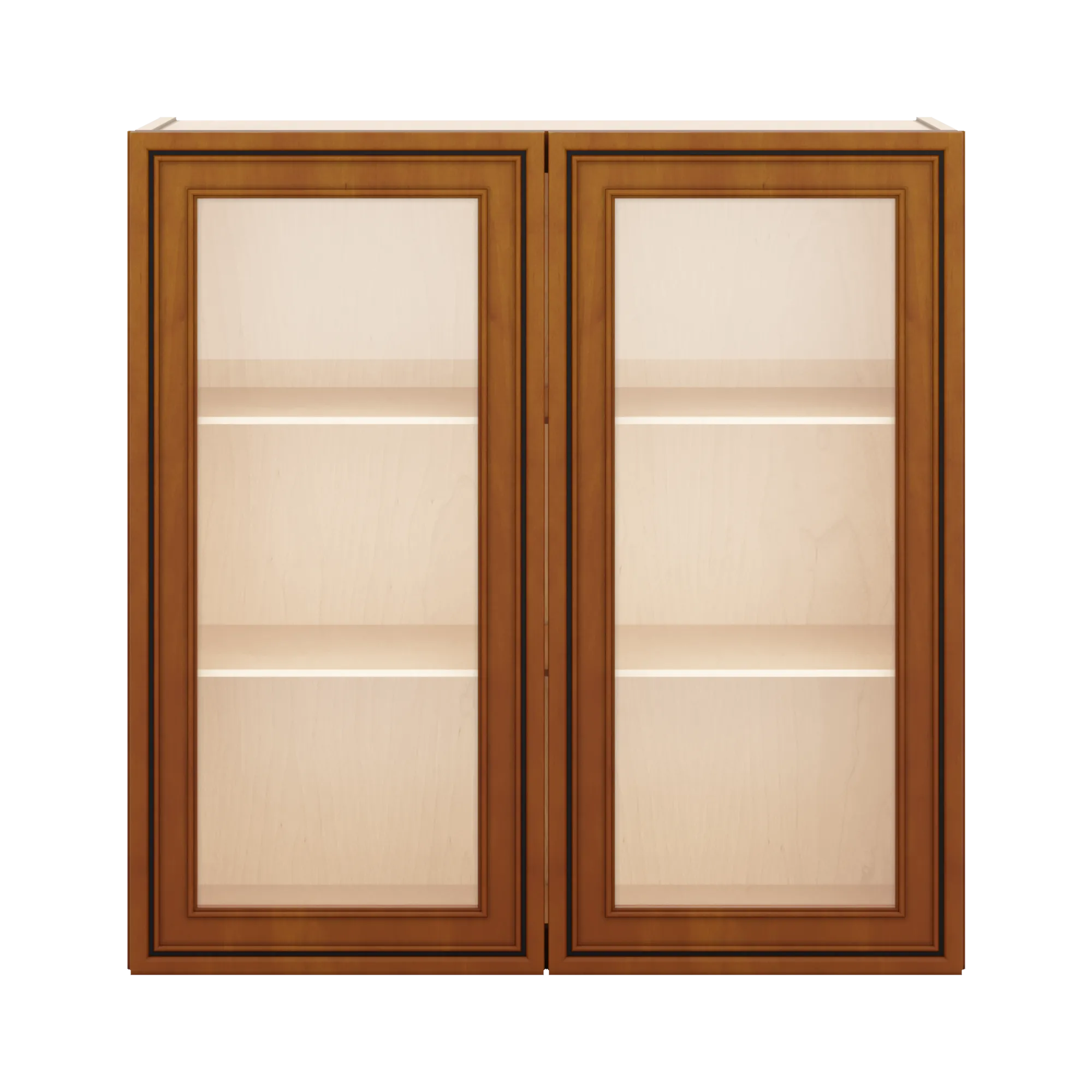 j k mocha glazed k10 wall glass cabinet 30 w x 30 h no glass insert