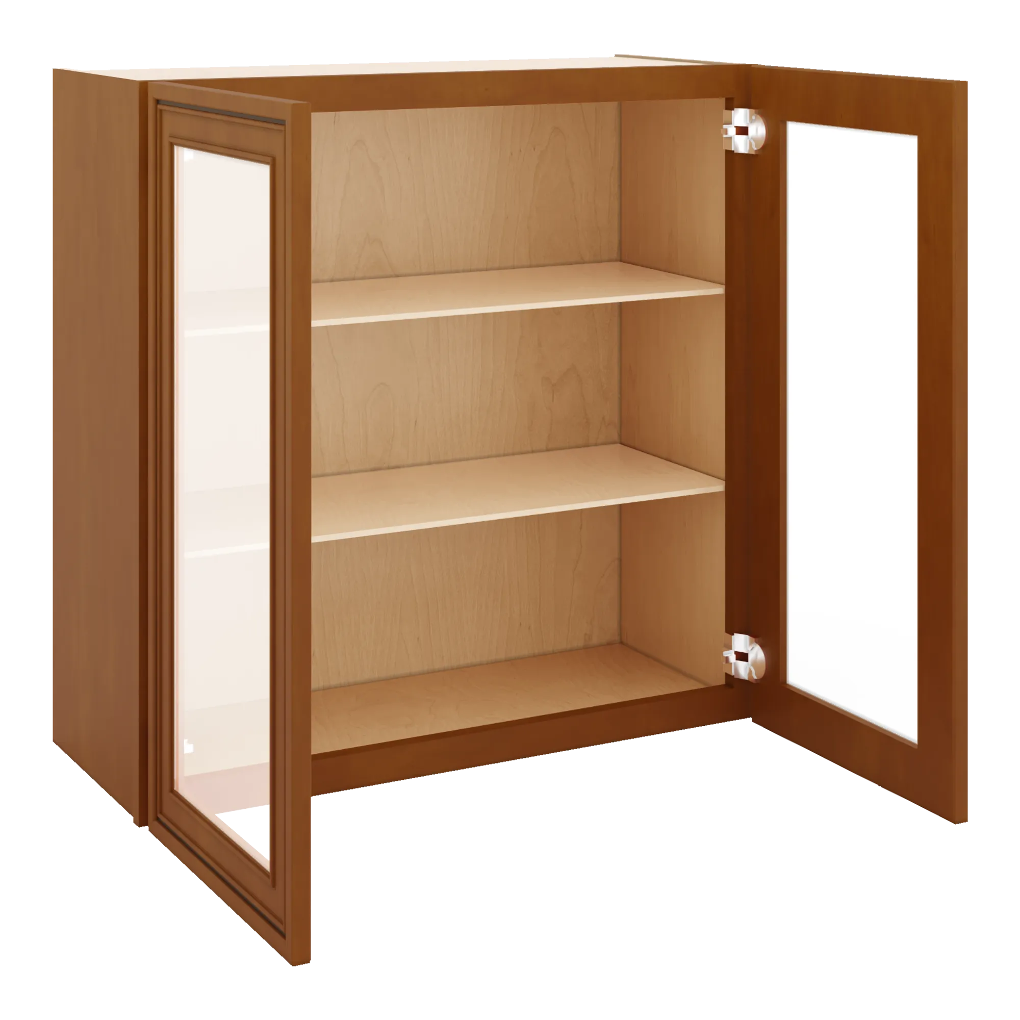 j k mocha glazed k10 wall glass cabinet 30 w x 30 h no glass insert