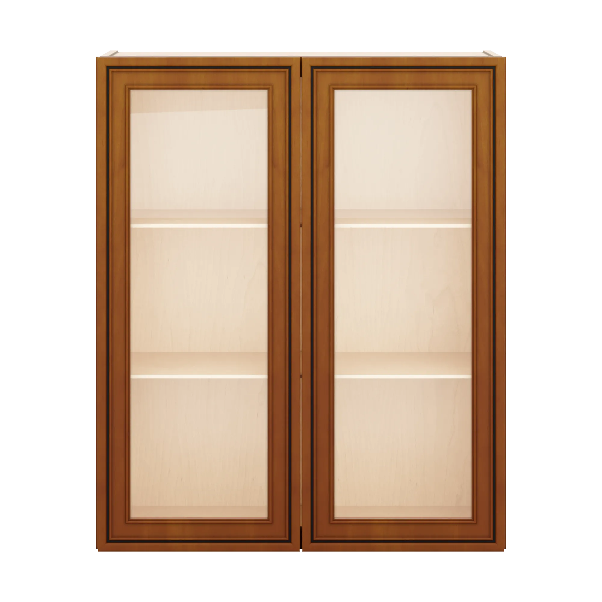 j k mocha glazed k10 wall glass cabinet 30 w x 36 h no glass insert