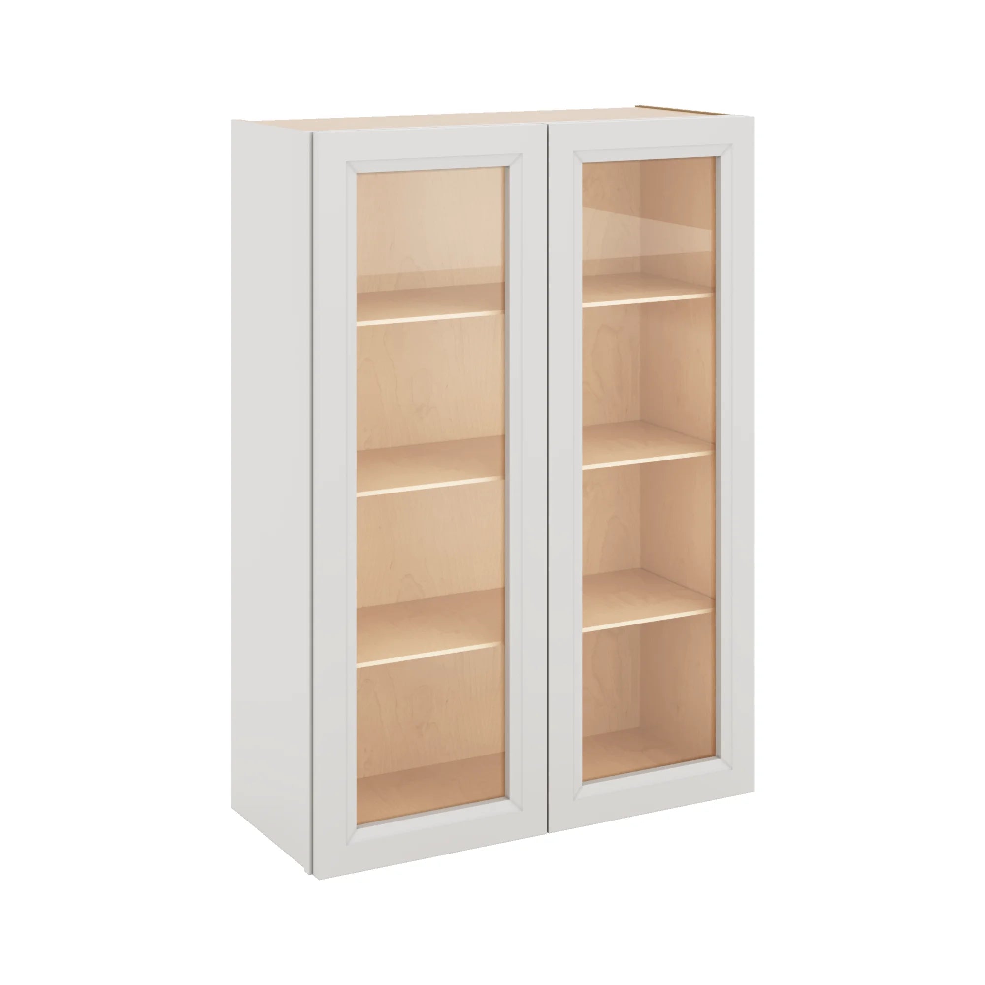 J&K Pure B5 Wall Glass Cabinet - 30" W x 42" H (No Glass Insert)
