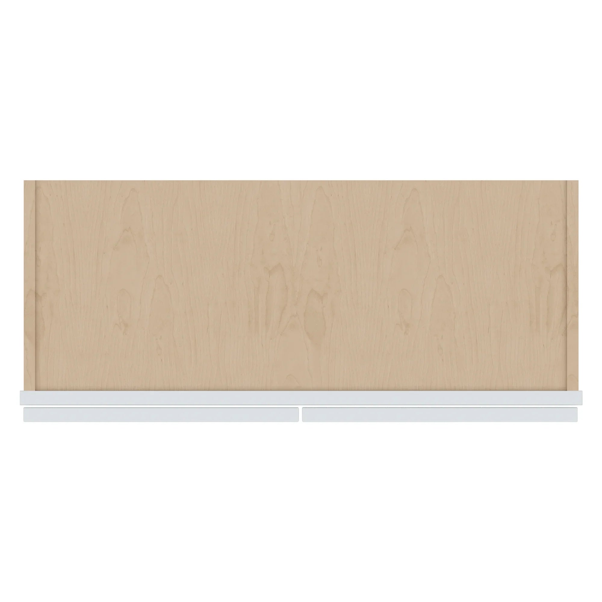 J&K White Shaker S8 Wall Glass Cabinet   30" W x 42" H (No Glass Insert)