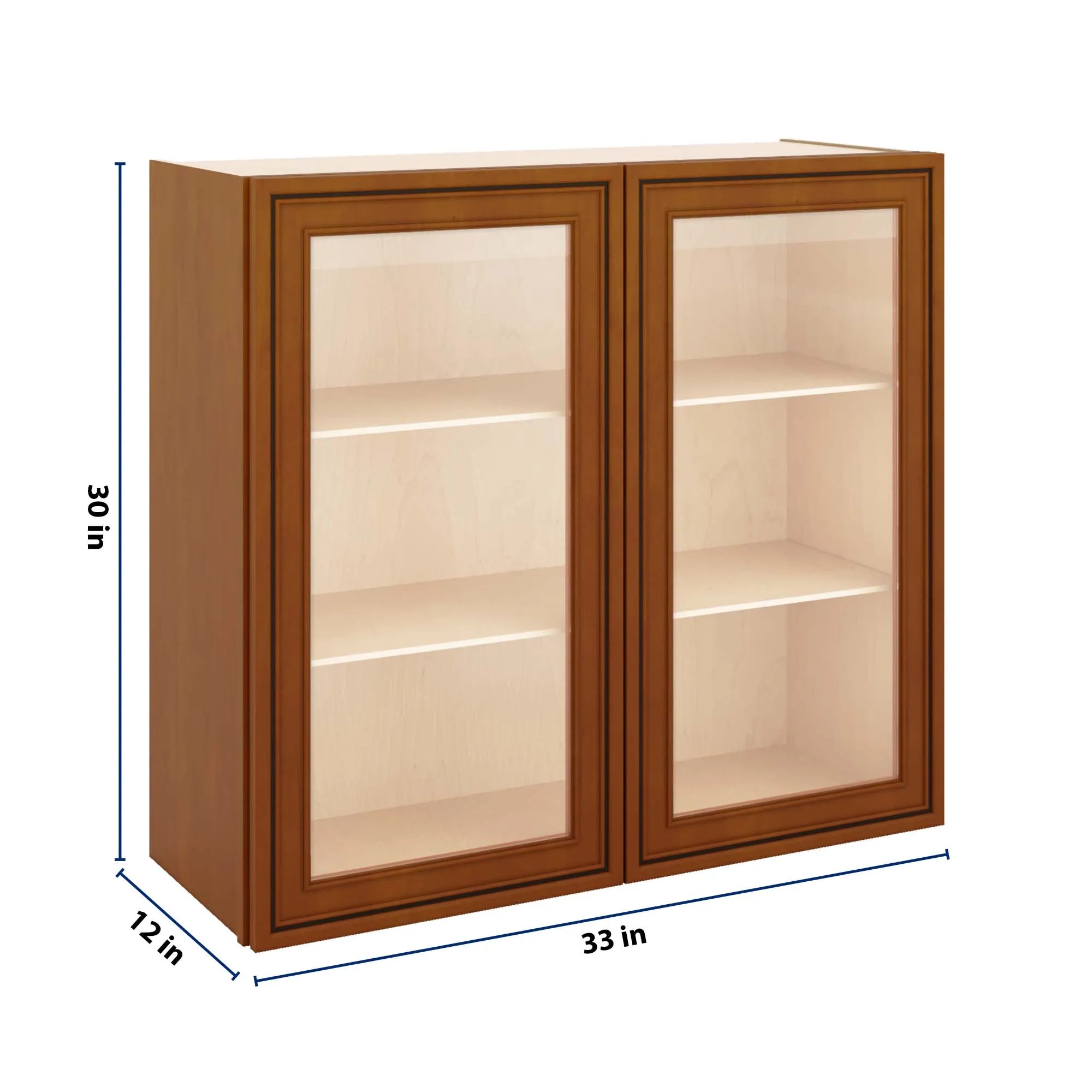 j-k-mocha-glazed-k10-wall-glass-cabinet-33-w-x-30-h-no-glass-insert