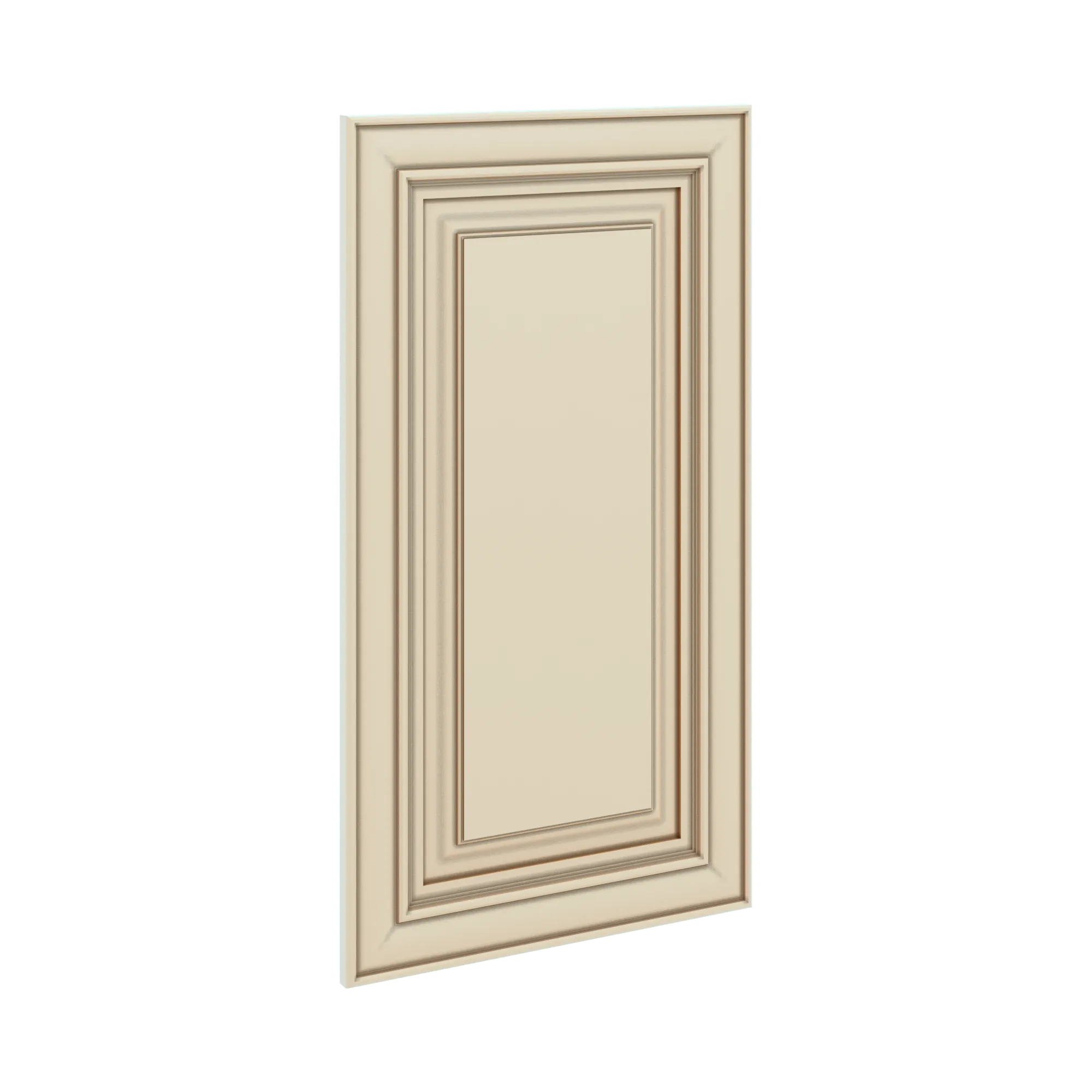 J&K Creme Glazed A7 Dummy Insert Door Panel 16 1/2" W x 30" H