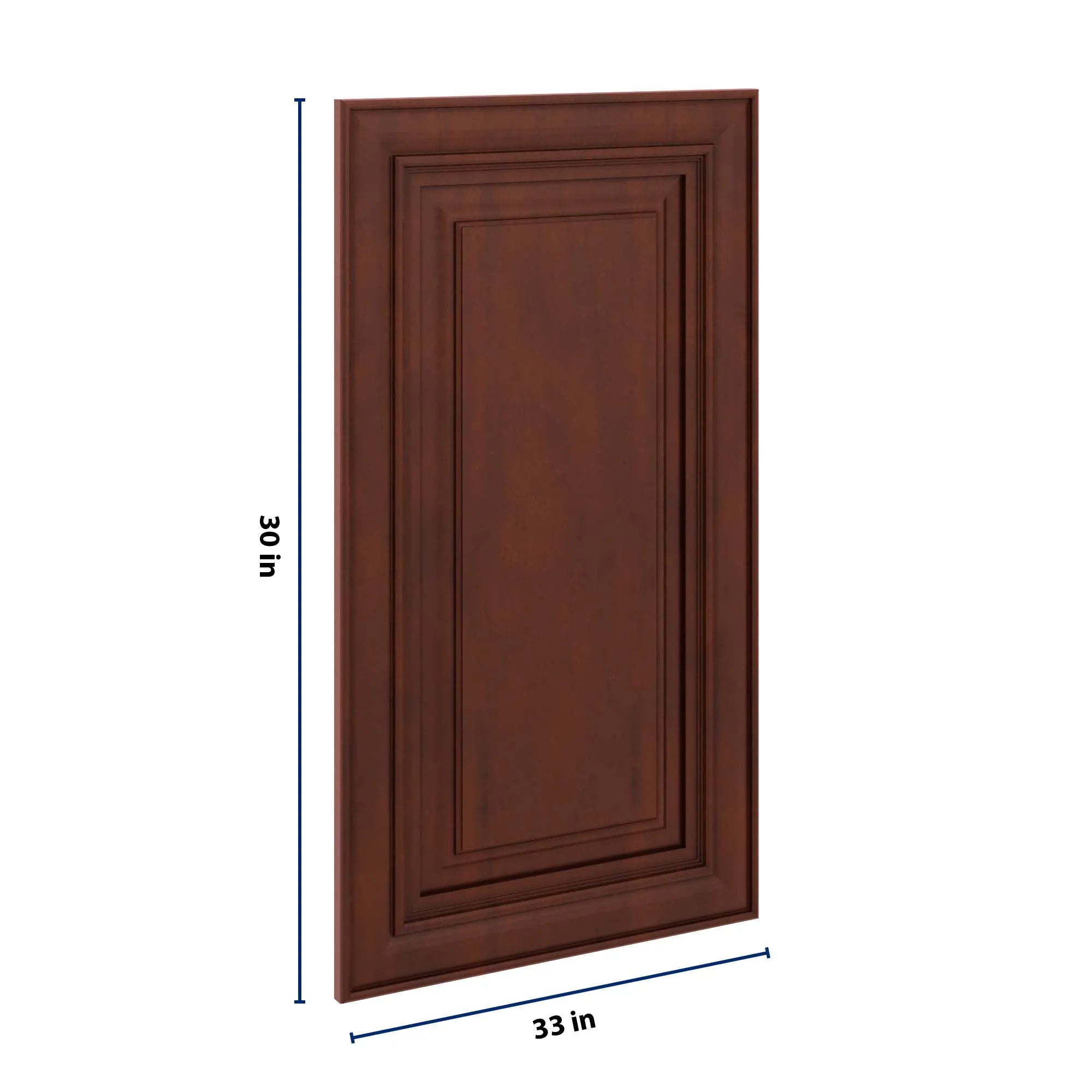 J&K Mahogany J5 Dummy Insert Door Panel 16 1/2" W x 30" H