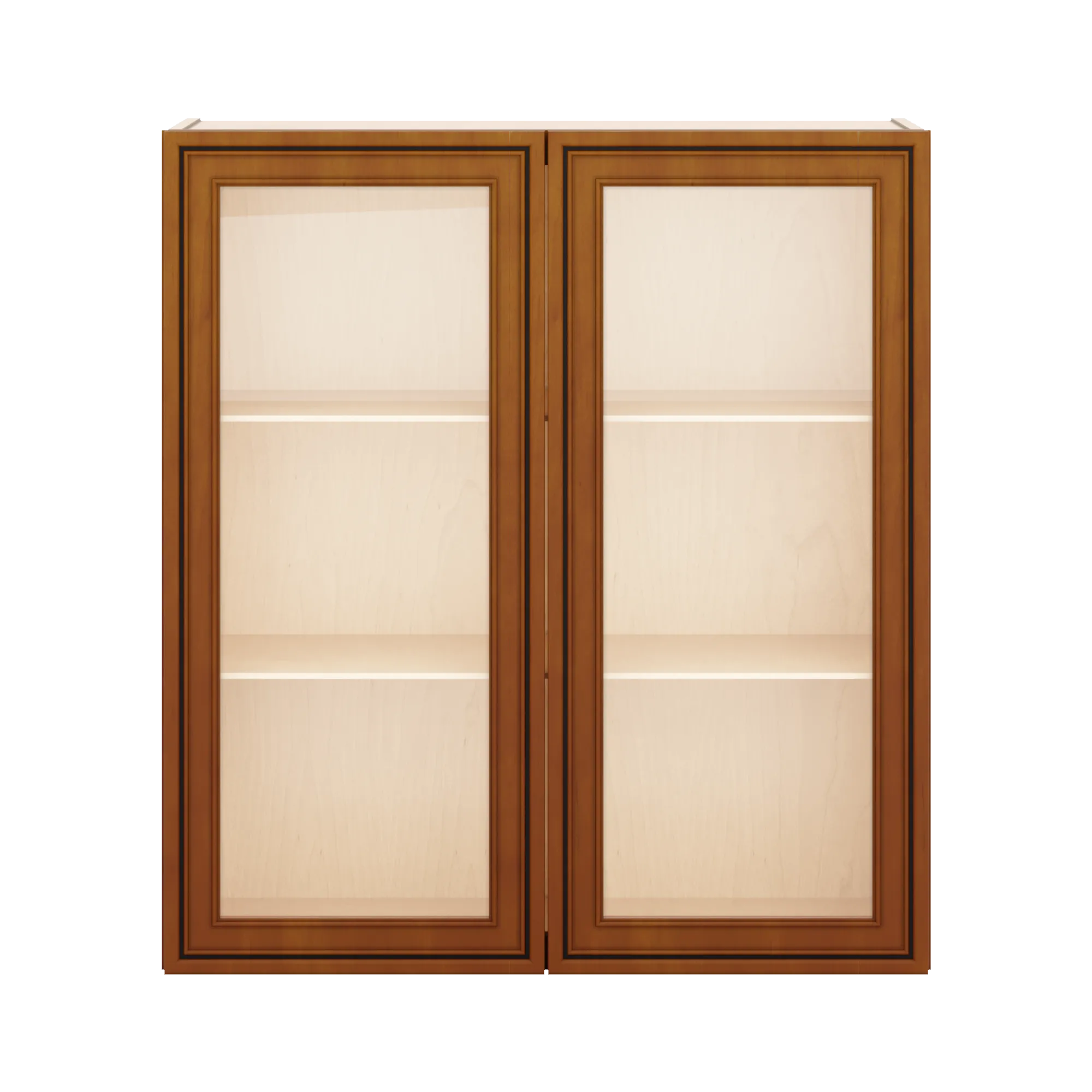 j k mocha glazed k10 wall glass cabinet 33 w x 36 h no glass insert