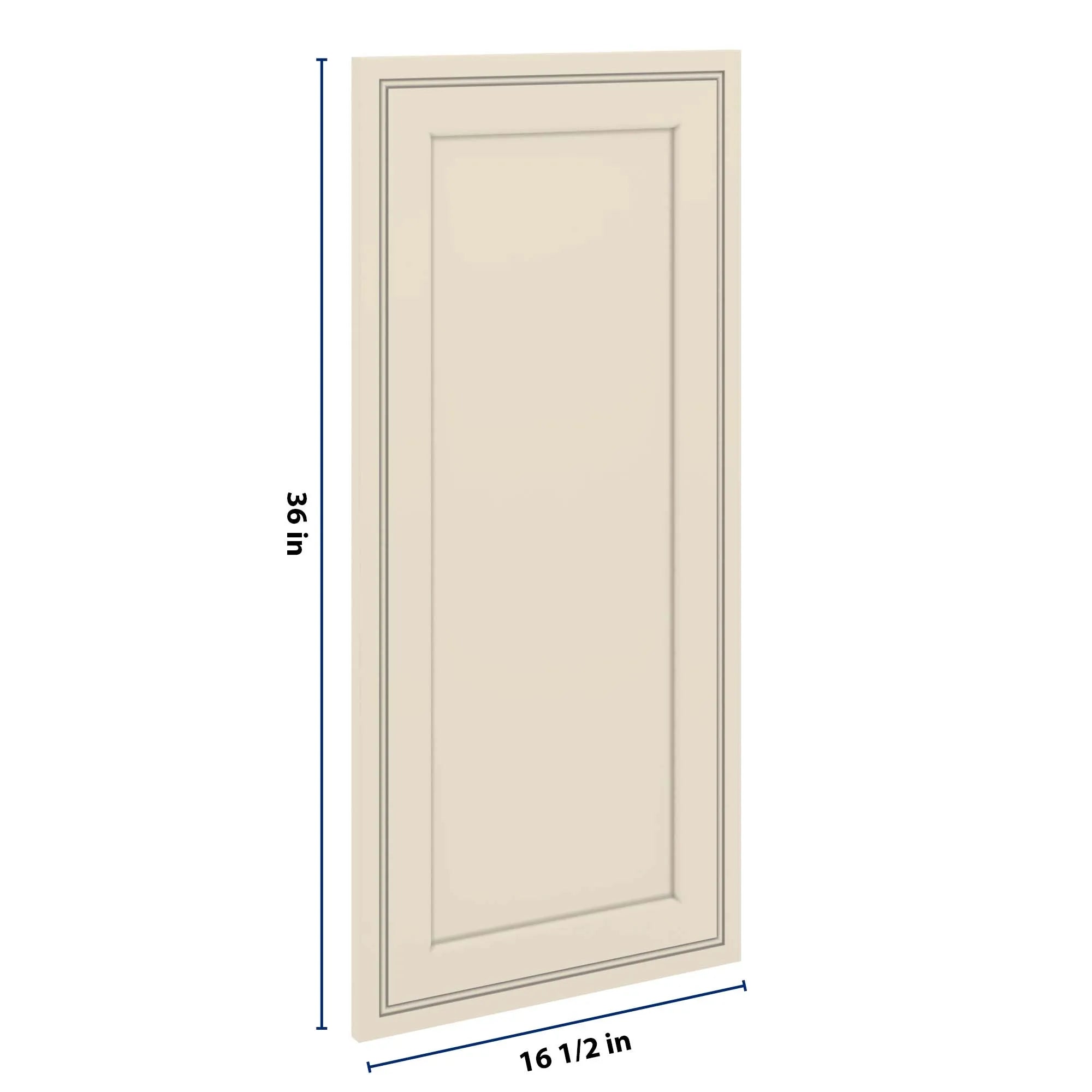 J&K Pearl Glazed H9 Dummy Insert Door Panel 16 1/2" W x 36" H