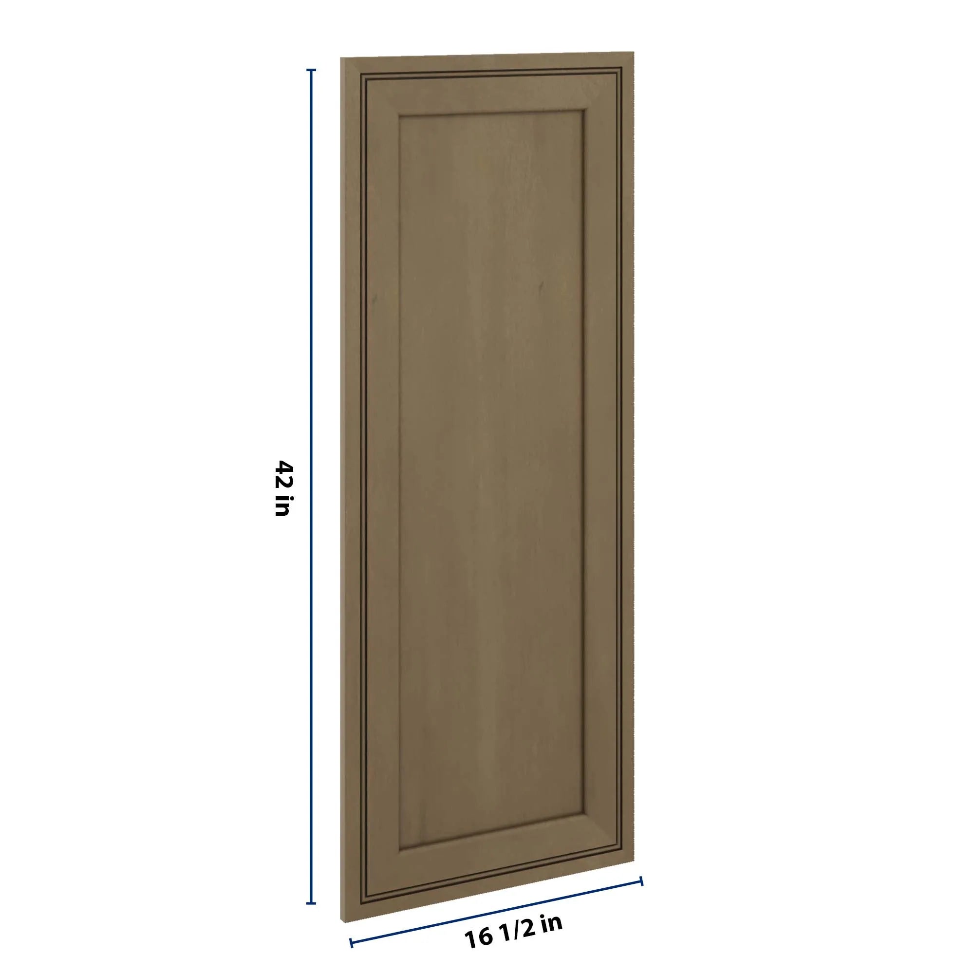 J&K Hazel H8 Dummy Insert Door Panel 16 1/2" W x 42" H