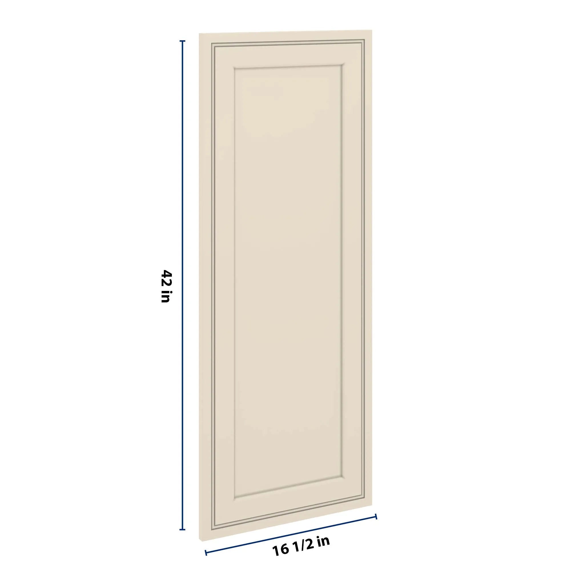 J&K Pearl Glazed H9 Dummy Insert Door Panel 16 1/2" W x 42" H