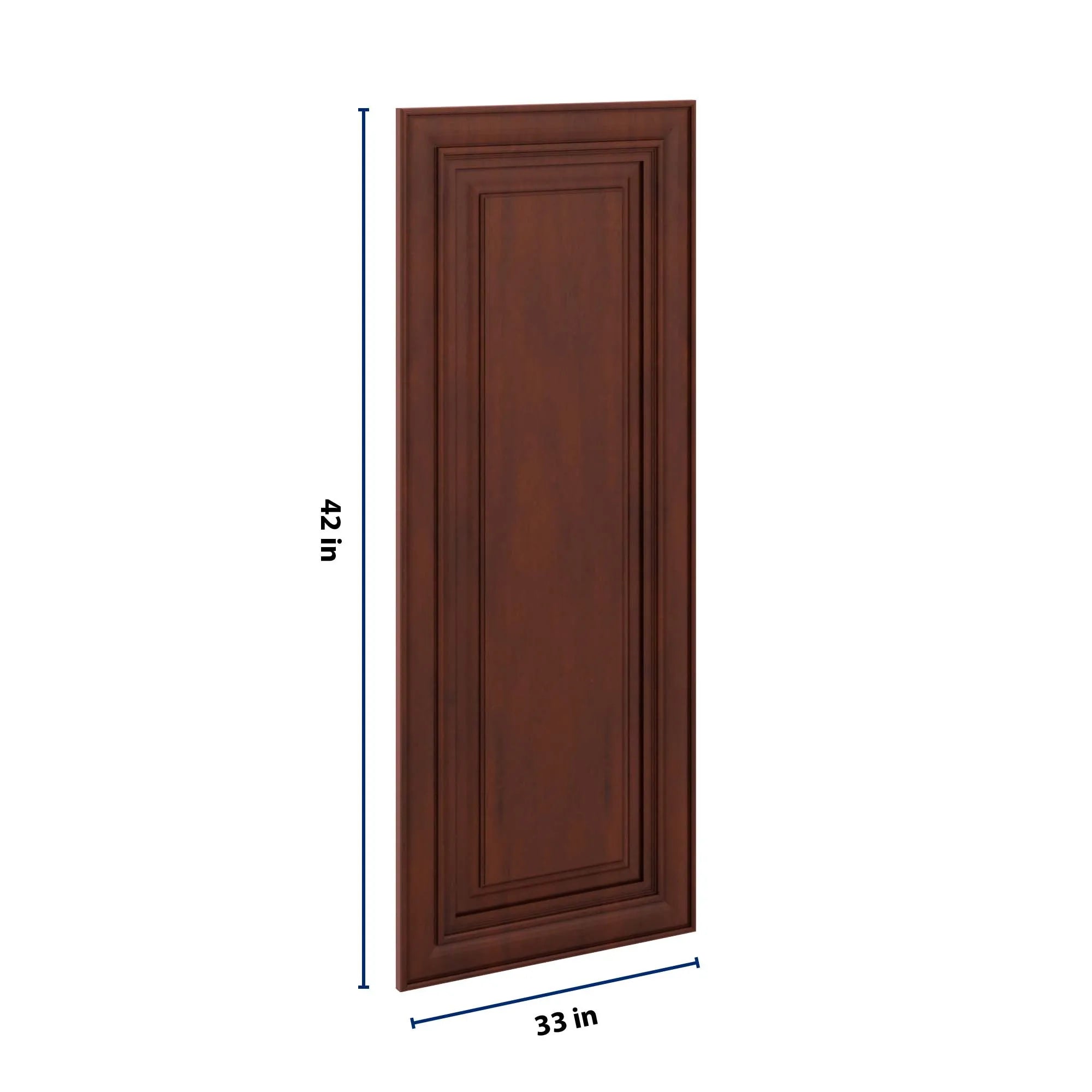 J&K Mahogany J5 Dummy Insert Door Panel 16 1/2" W x 42" H