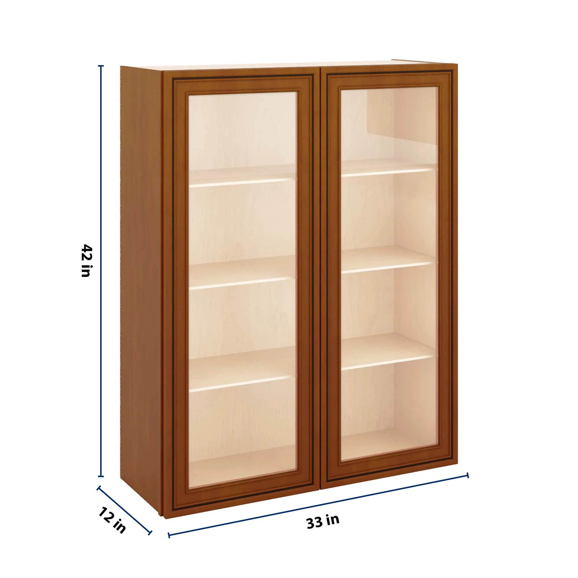 j-k-mocha-glazed-k10-wall-glass-cabinet-33-w-x-42-h-no-glass-insert