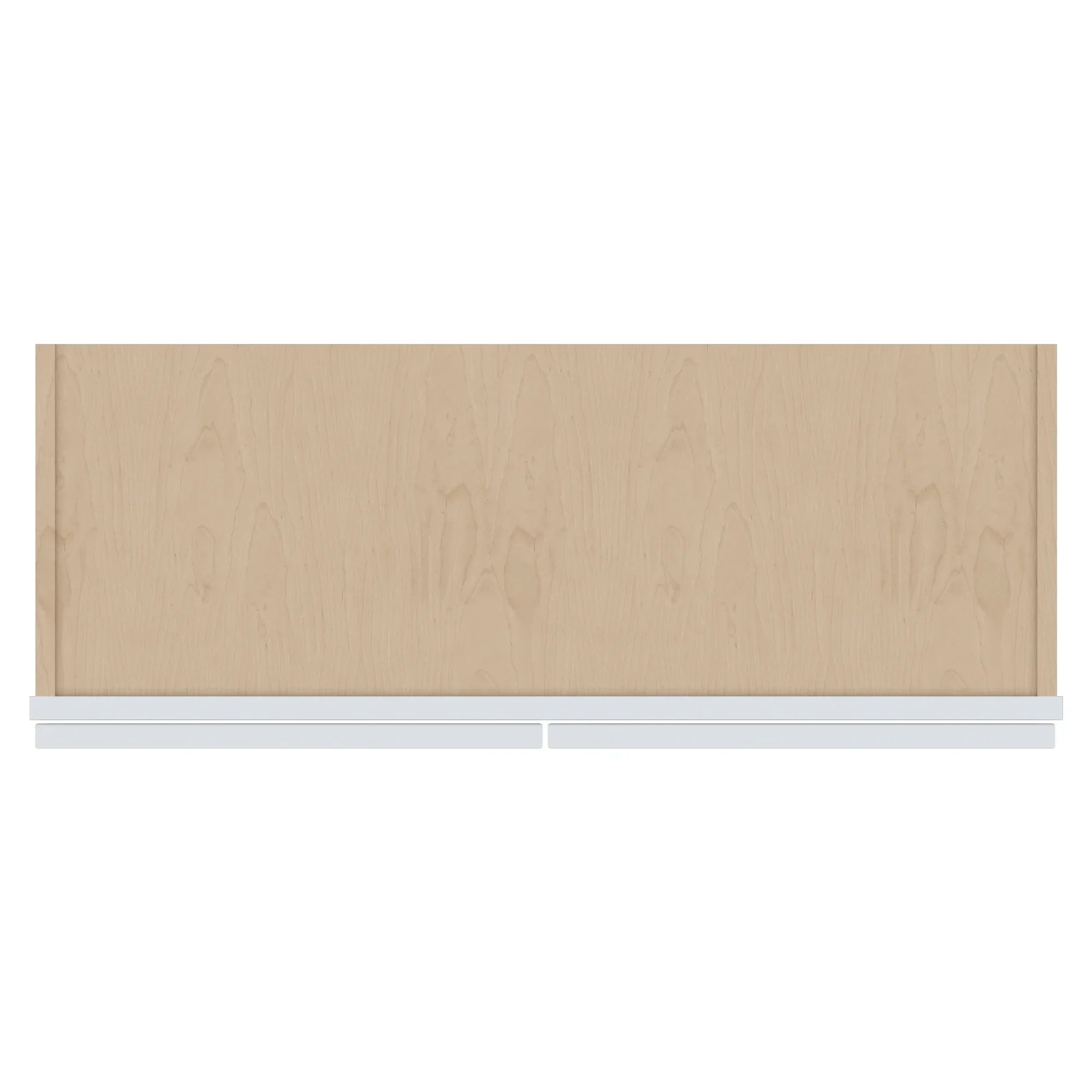 J&K White Shaker S8 Wall Glass Cabinet   33" W x 42" H (No Glass Insert)