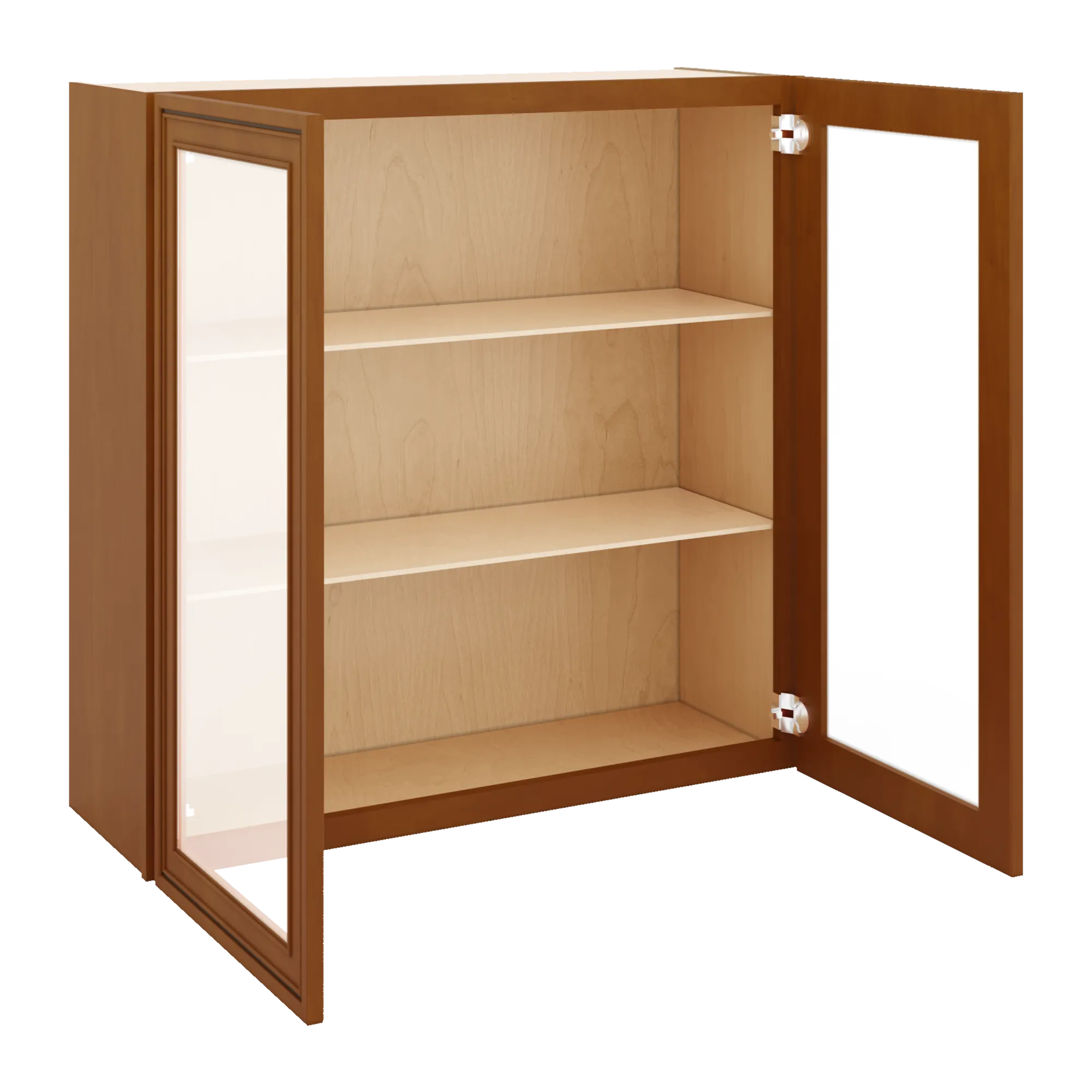 j k mocha glazed k10 wall glass cabinet 36 w x 36 h no glass insert