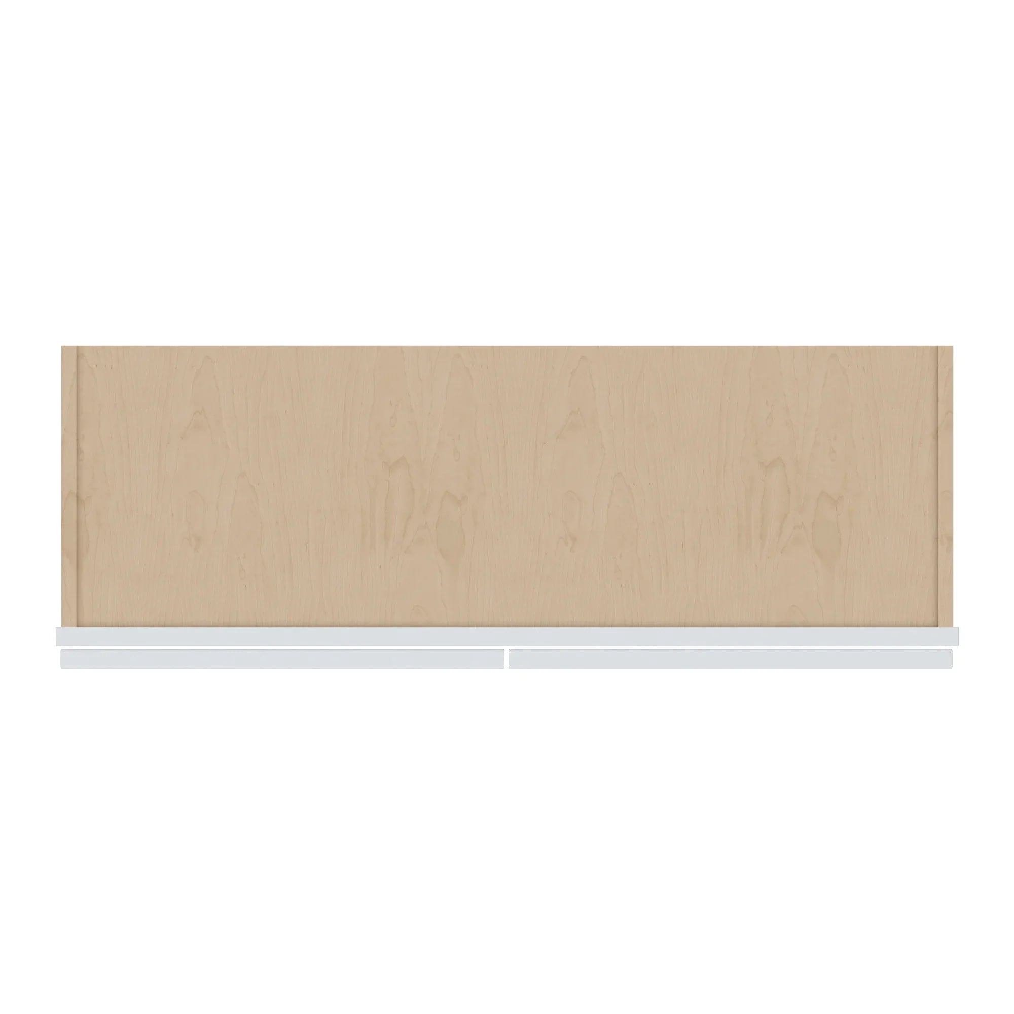 J&K White Shaker S8 Wall Glass Cabinet   36" W x 36" H (No Glass Insert)