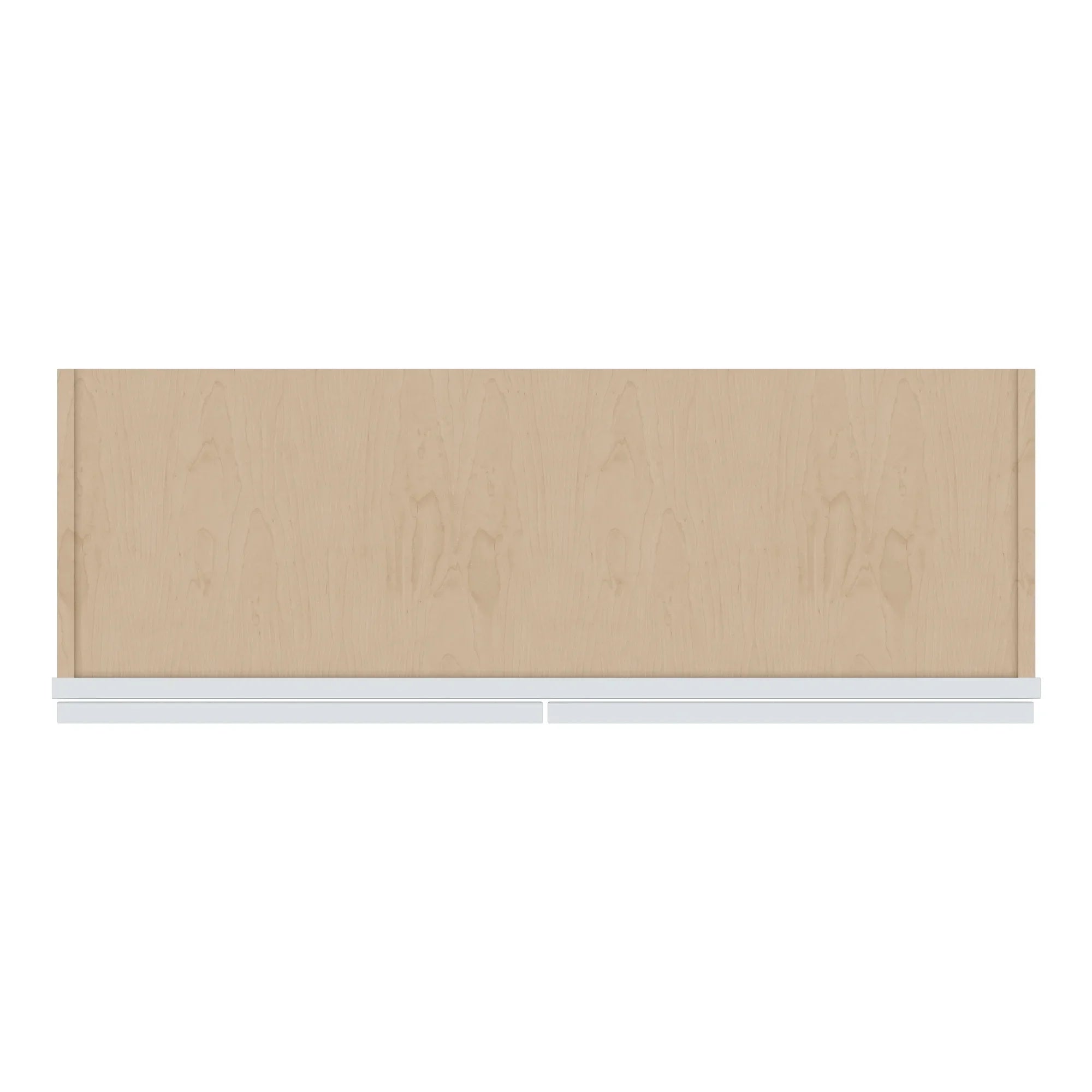 J&K White Shaker S8 Wall Glass Cabinet   36" W x 42" H (No Glass Insert)