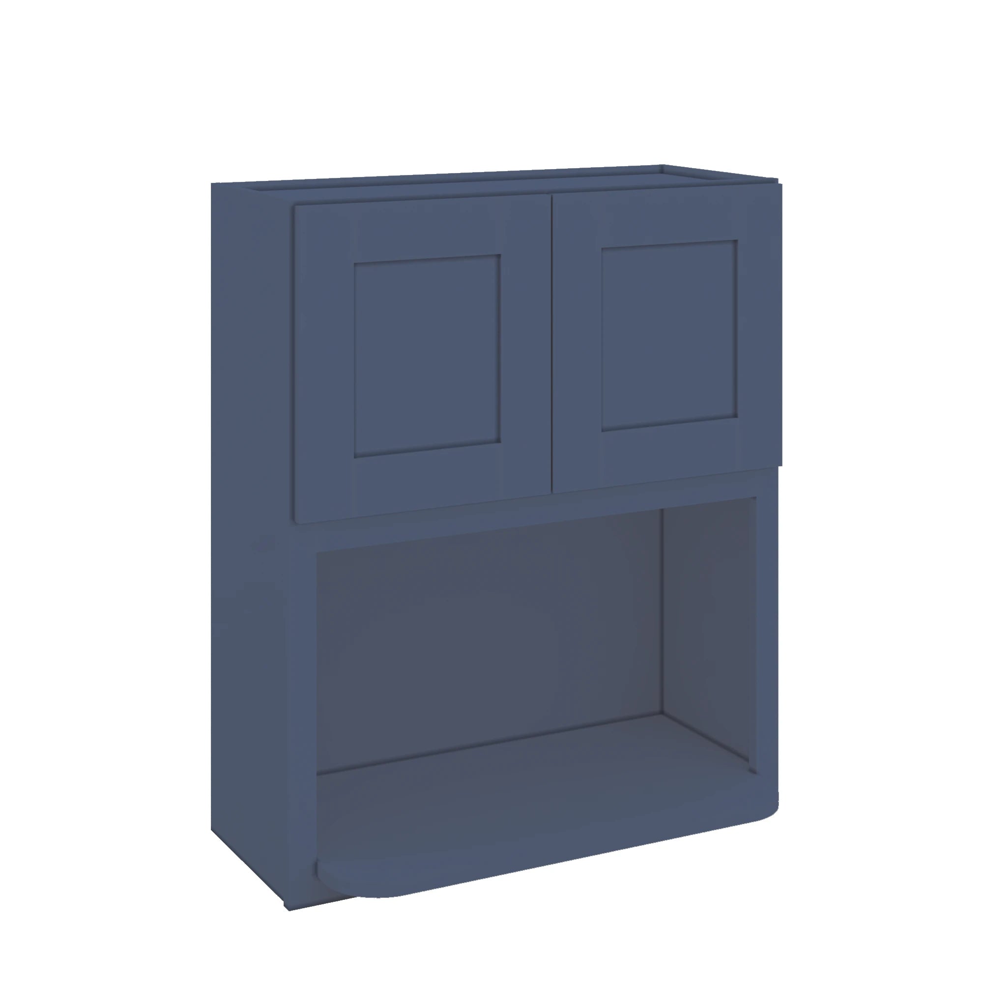 Modernform Cabinet Signature Blue 30" W X 36" H X 12" D Microwave w/Bottom Shelf
